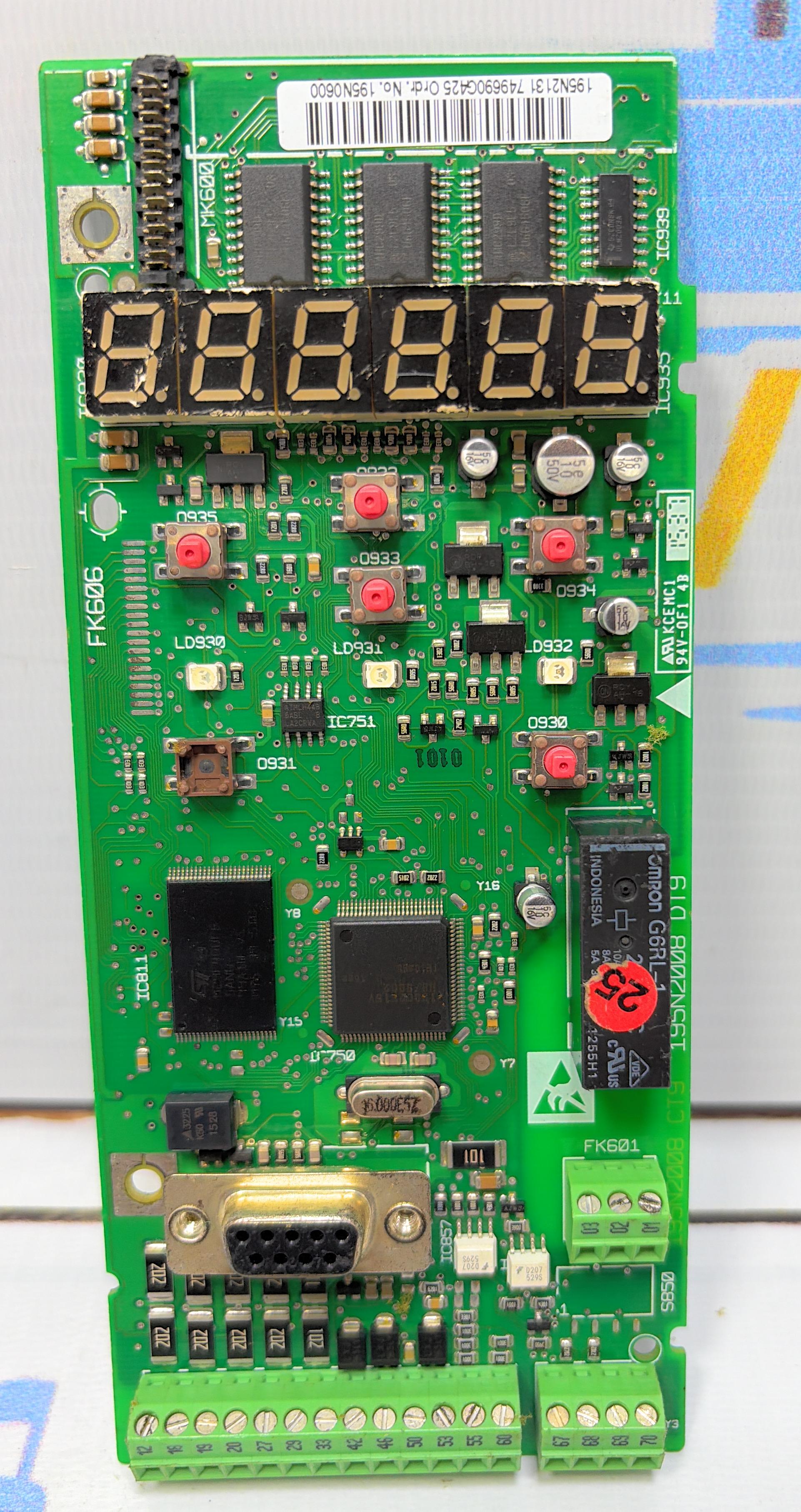 195N2008 DT9 PCB CARD FOR DANFOSS VLT INVERTERS 