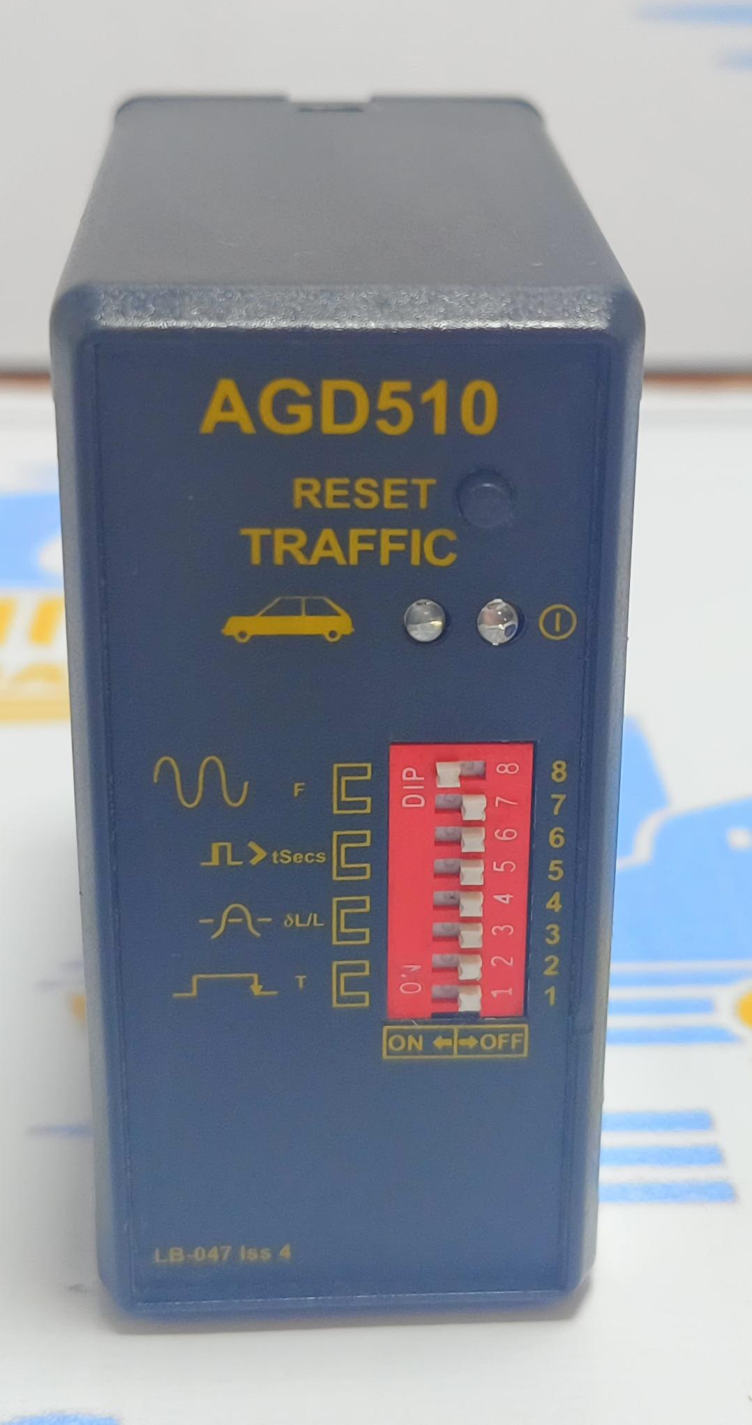 AGD510  INDUCTIVE LOOP DETECTOR TRAFFIC  LB-047  S\N 1100444  POWER 12/24 V 