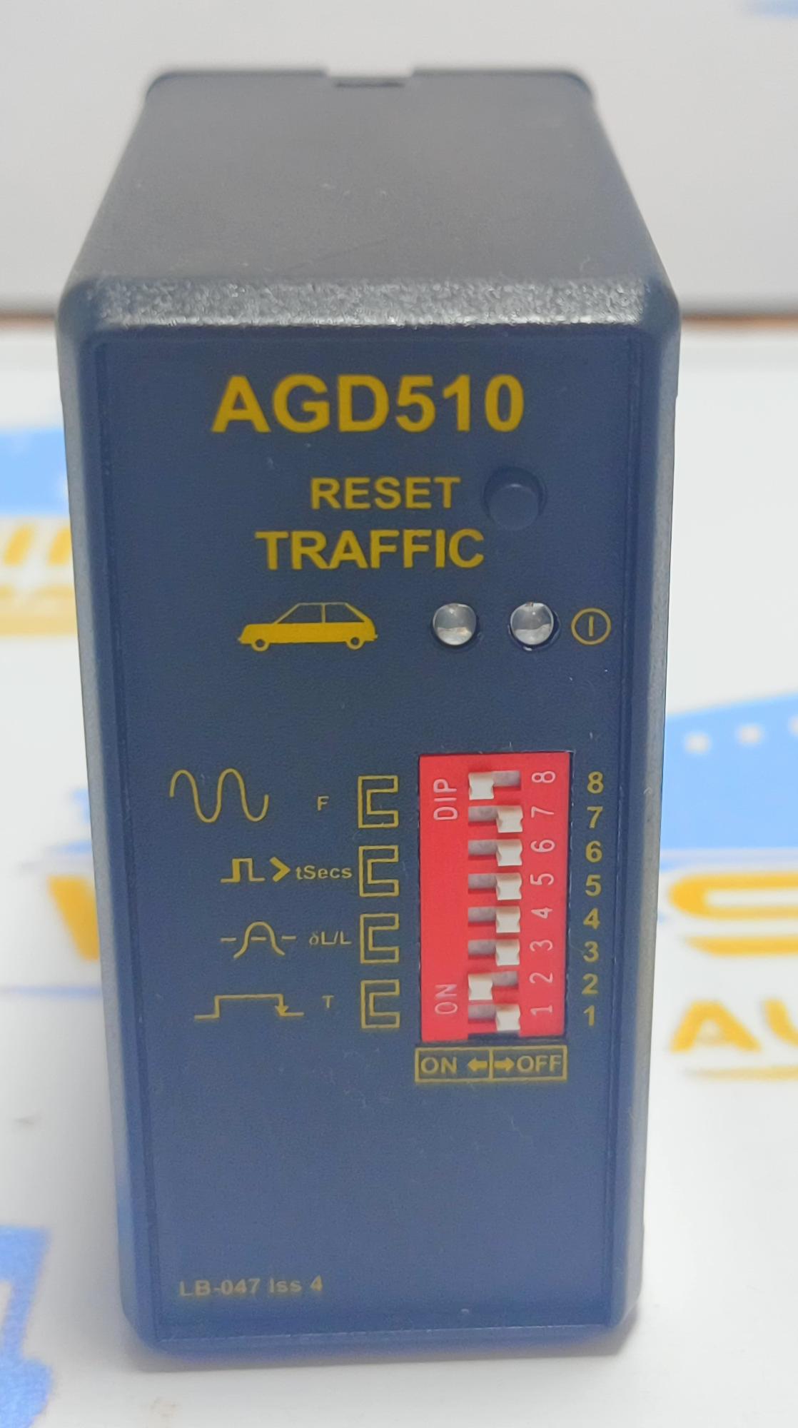 AGD510  INDUCTIVE LOOP DETECTOR TRAFFIC  LB-047  S\N 1100481  POWER 12/24 V 