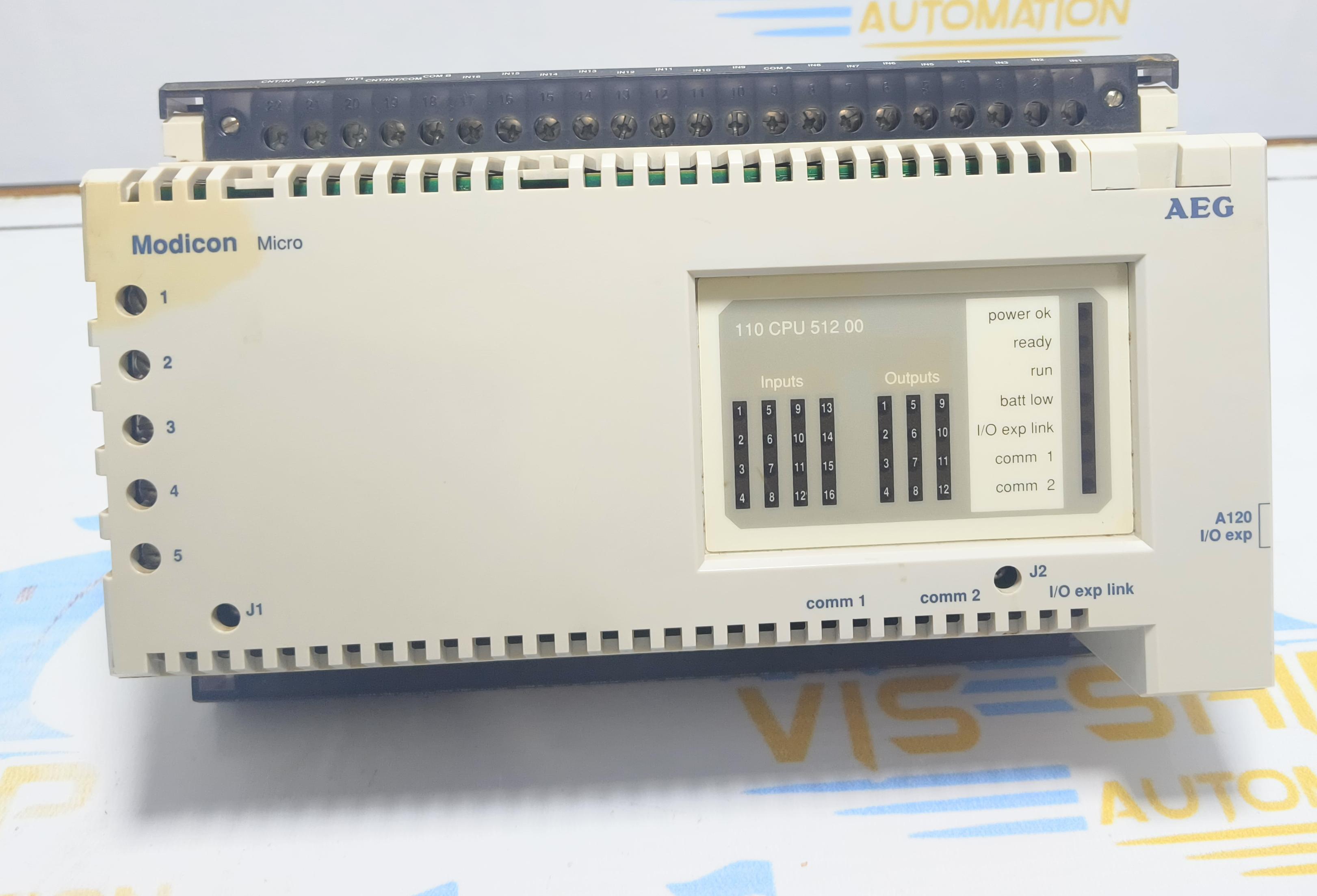AGE SCHNEIDER  MODICON MICRO 110 CPU 512 00 CONTROLLER