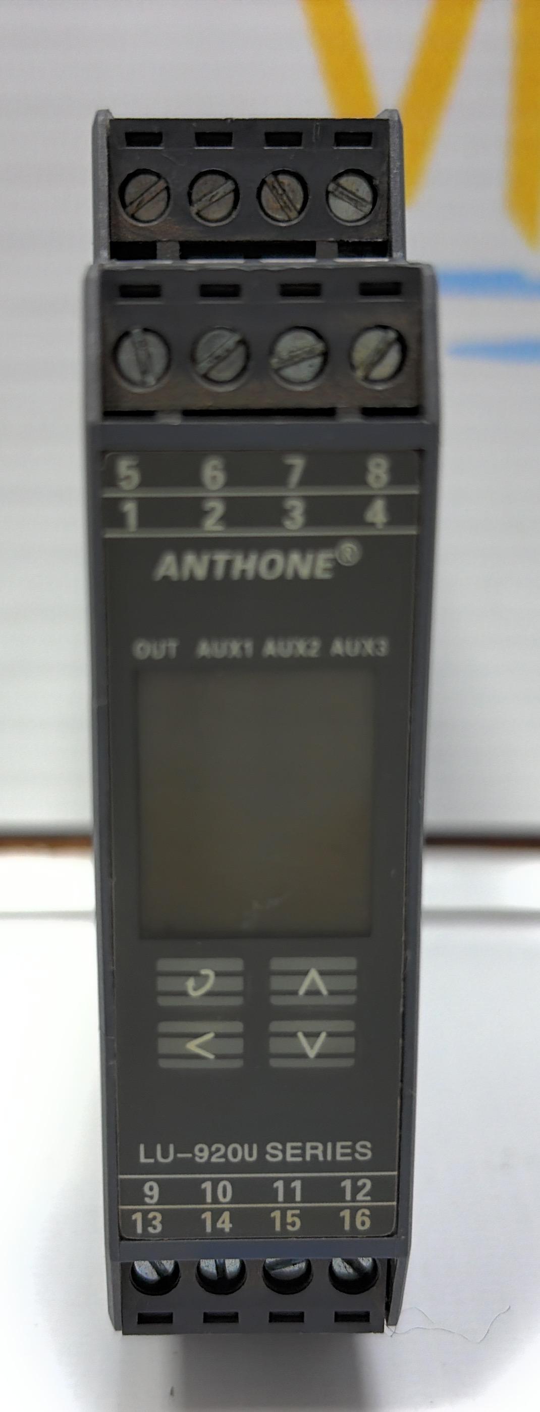 ANTHONY ELECTRONICS CO.LTD  LU - 920 U TEMPERATURE MODULE TRANSMITTER NO : 2020098790