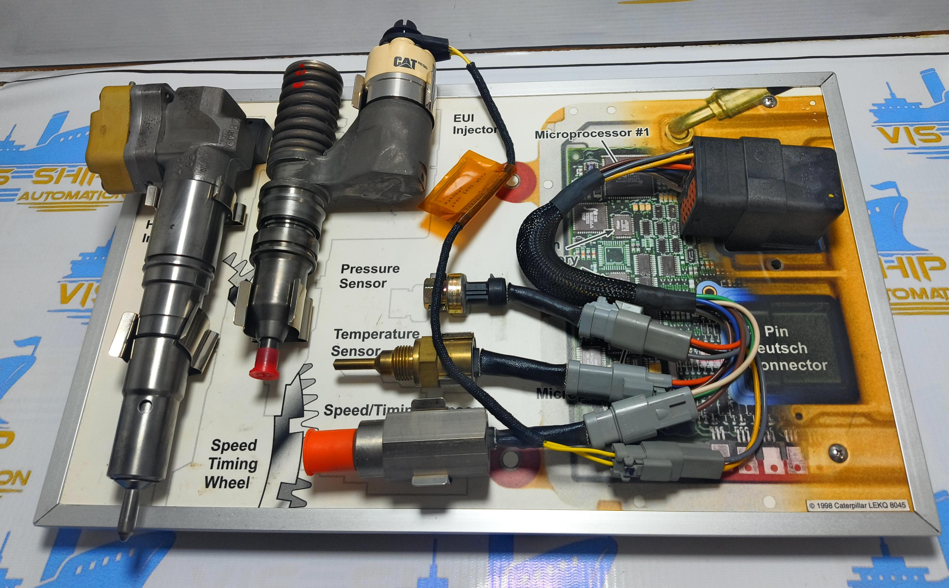 CATERPILLAR EUI AND HEUI INJECTOR WITH 3 SENSOR LEKQ 8045 