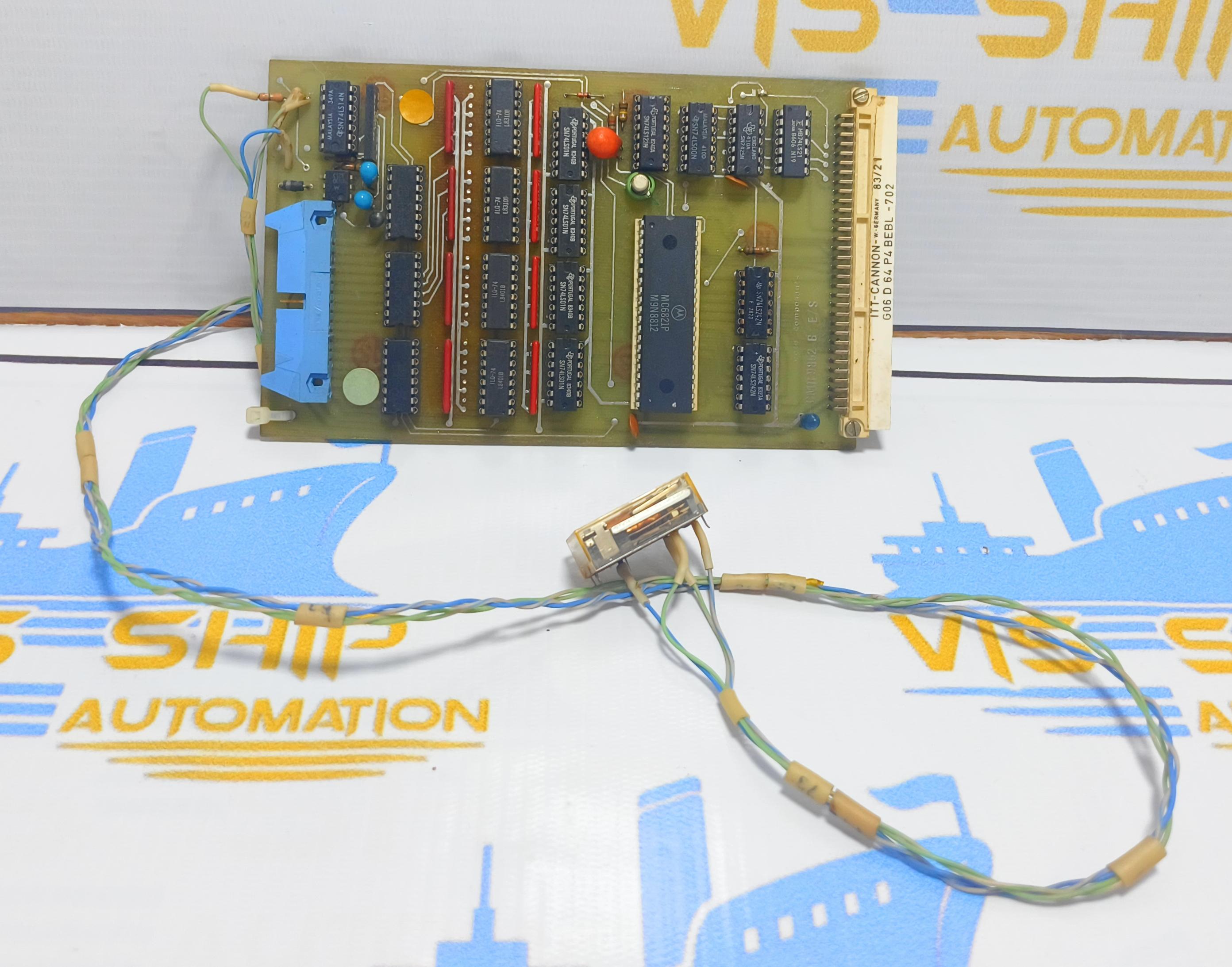 CMR 9852 B E/S PCB CARD ITT-CANNON 83/21