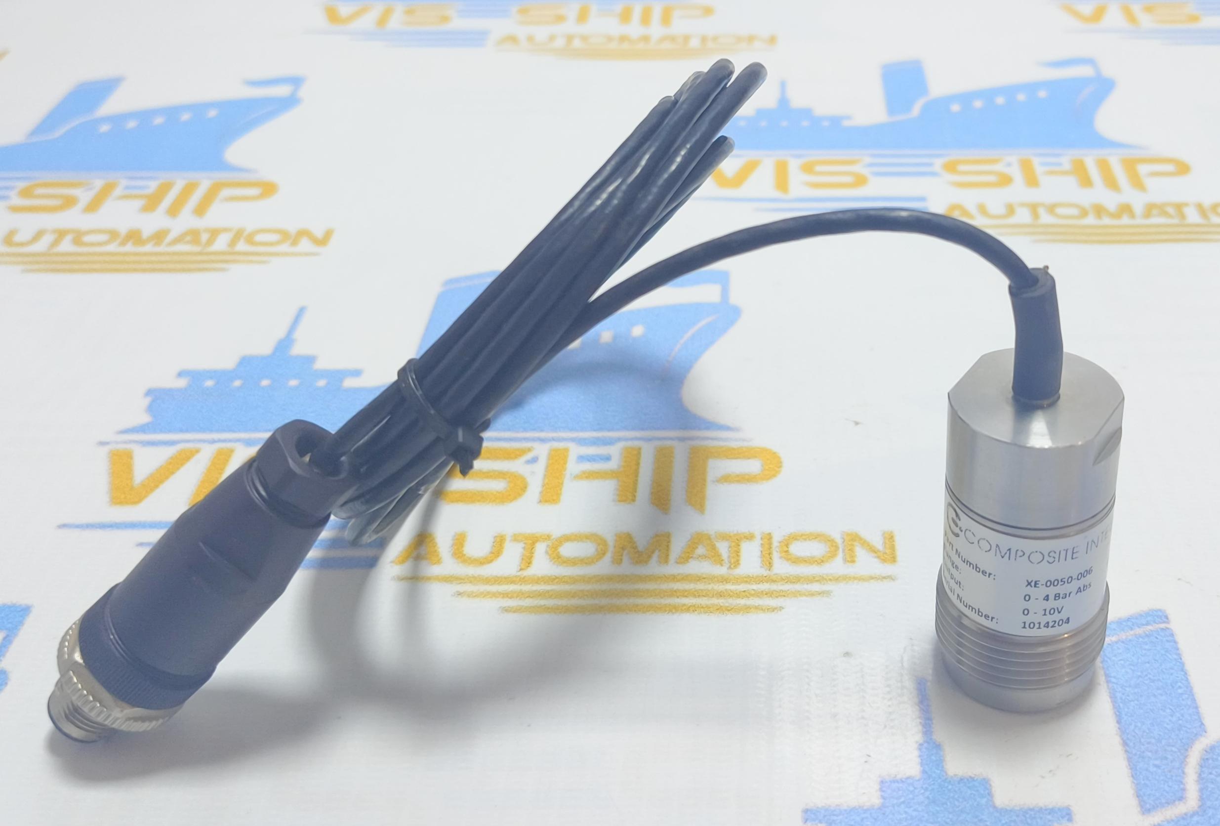 COMPOSITE INTEGRATION  SENSOR PART NUMBER XE - 0050 - 006 RANGE : 0 - 4 BAR ABS 0-10V Sr.No. 1014204