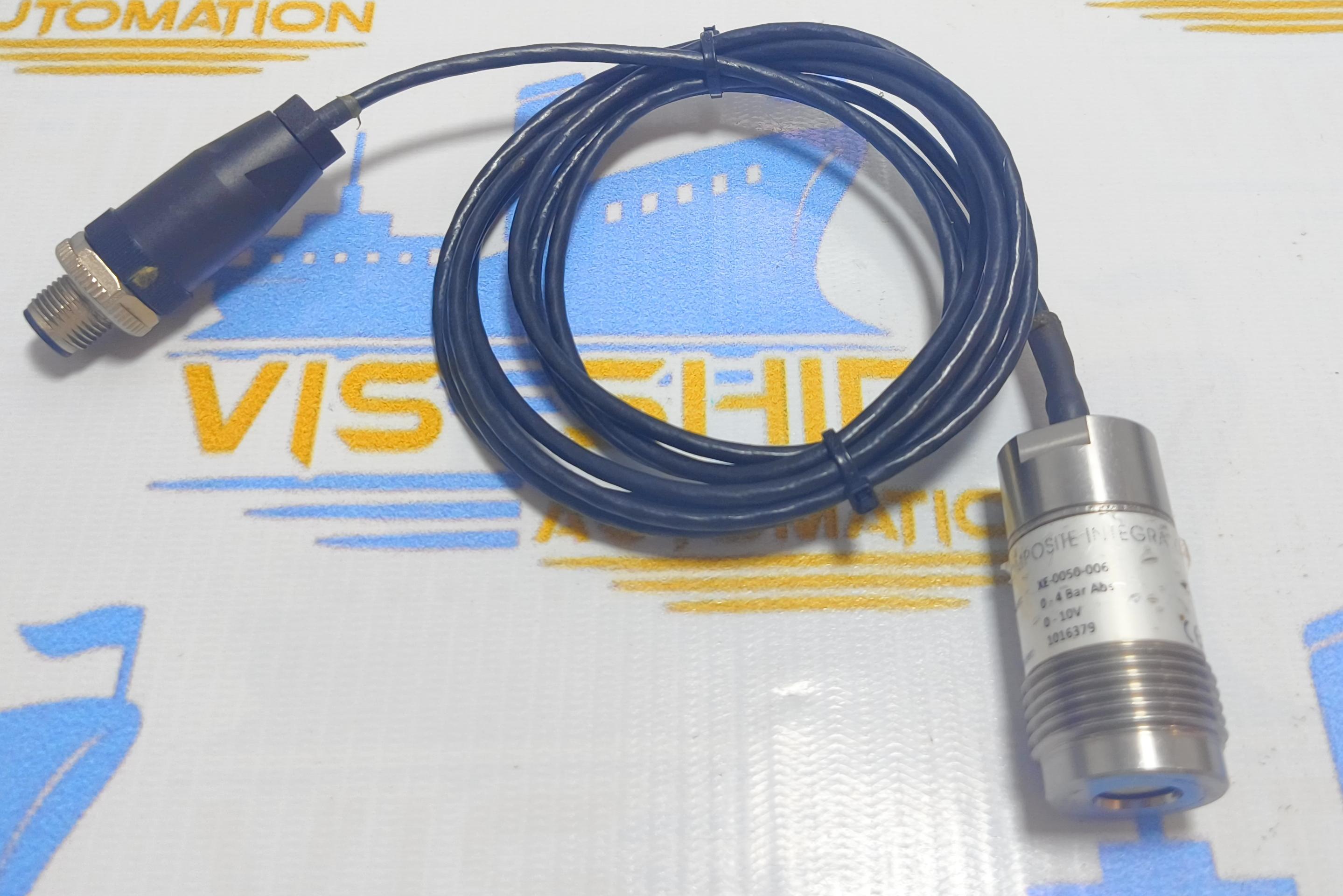 COMPOSITE INTEGRATION  SENSOR PART NUMBER XE - 0050 - 006 RANGE : 0 - 4 BAR ABS 0-10V Sr.No. 1016379