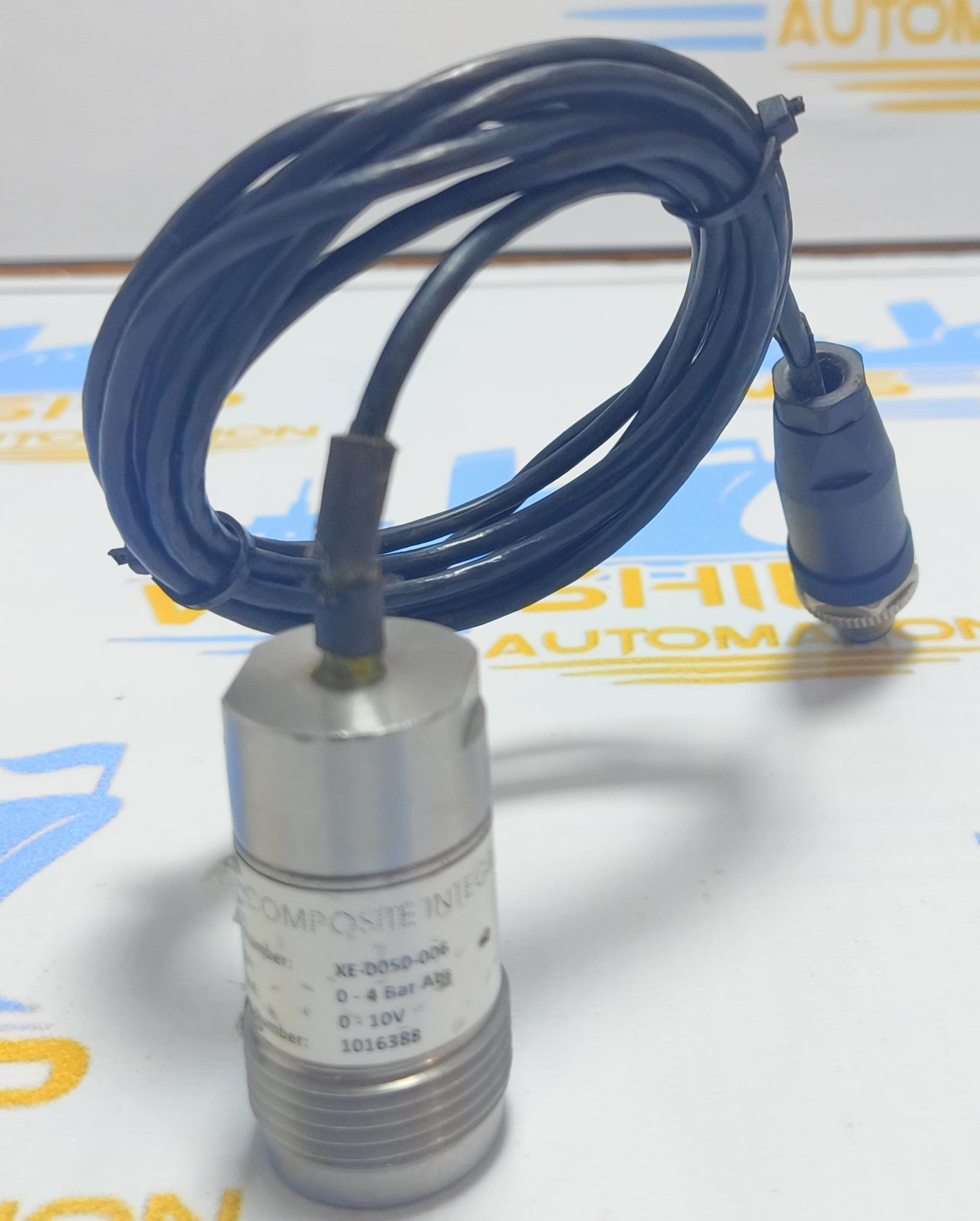 COMPOSITE INTEGRATION  SENSOR PART NUMBER XE - 0050 - 006 RANGE : 0 - 4 BAR ABS 0-10V Sr.No. 1016388