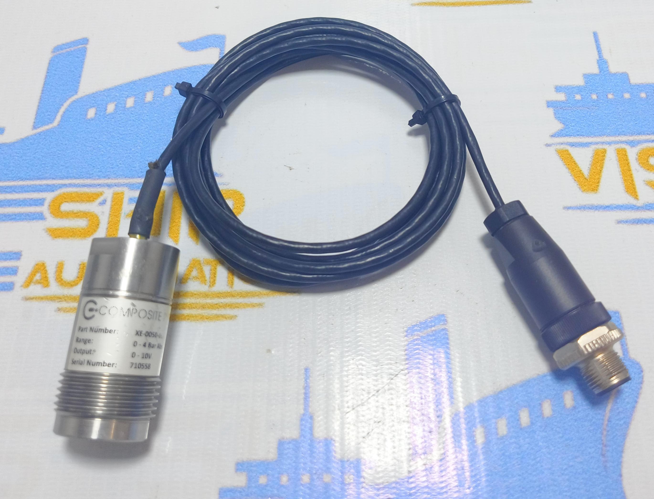 COMPOSITE INTEGRATION  SENSOR PART NUMBER XE - 0050 - 006 RANGE : 0 - 4 BAR ABS 0-10V Sr.No. 710558