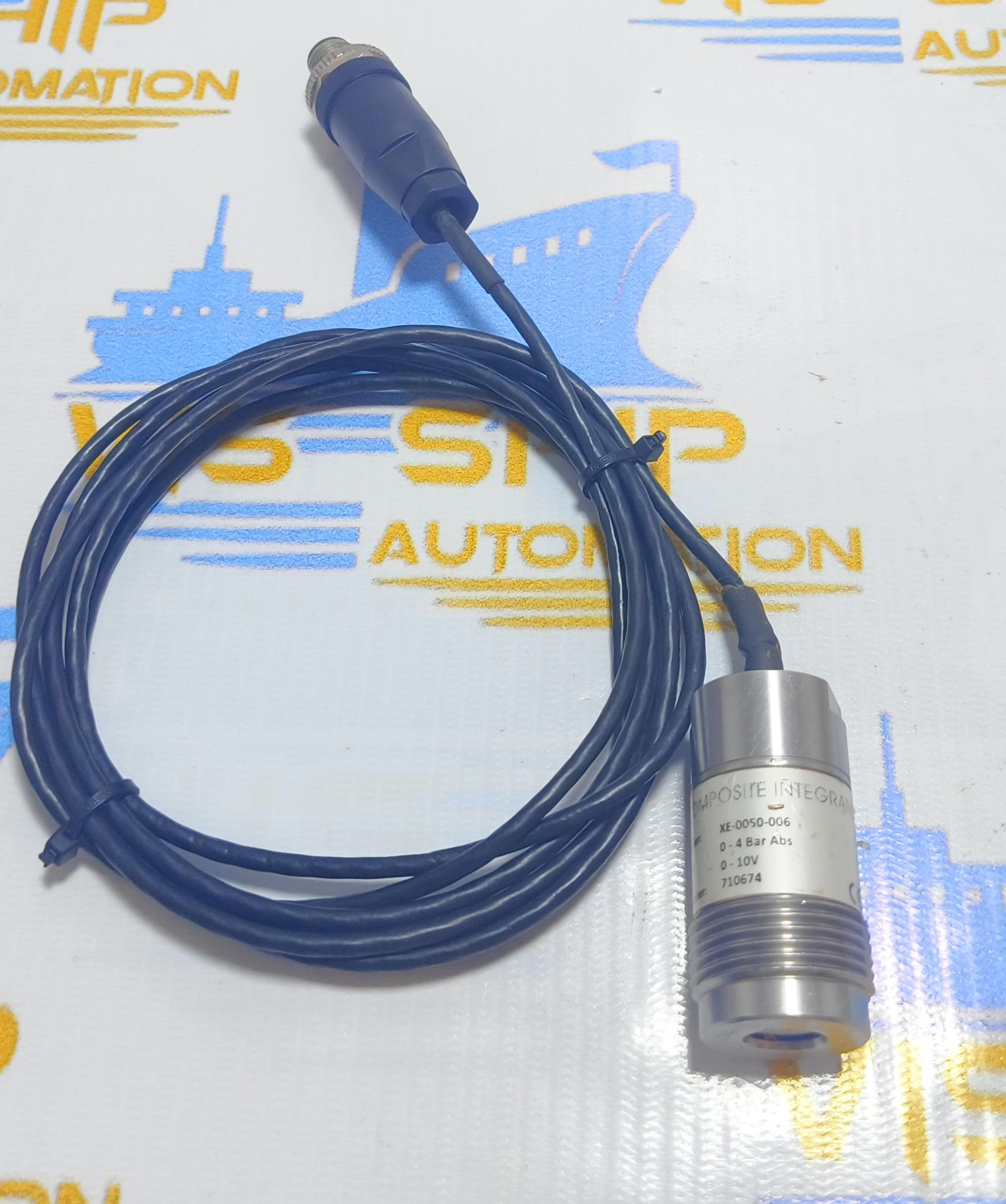 COMPOSITE INTEGRATION  SENSOR PART NUMBER XE - 0050 - 006 RANGE : 0 - 4 BAR ABS 0-10V Sr.No. 710674
