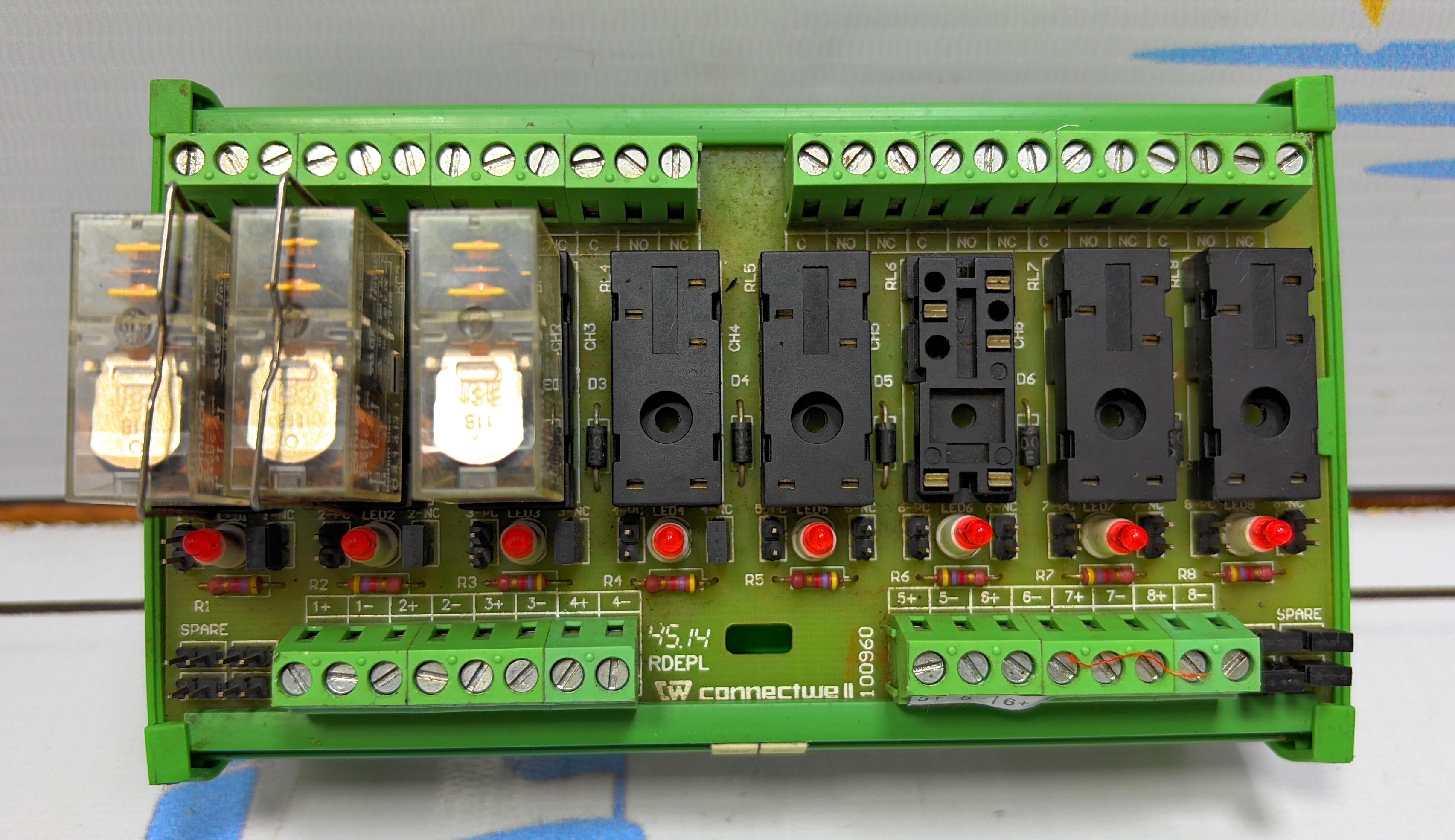 CONNECTWELL IMRE1SS8/24/OM SOLDERED RELAY MODULE   490212141