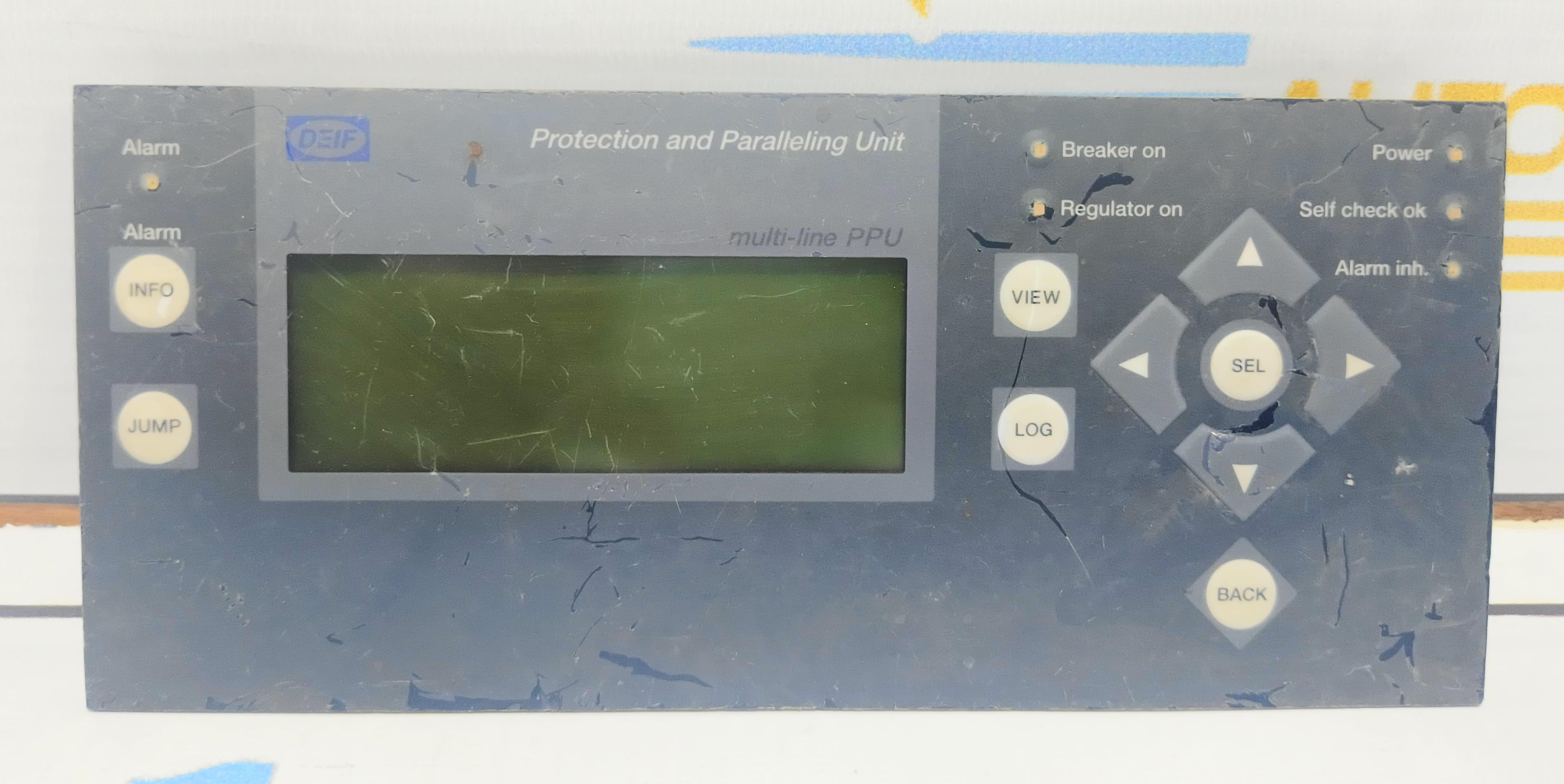 DEIF MULTI LINE PPU PROTECTION AND PARALLELING UNIT 07121A*EB