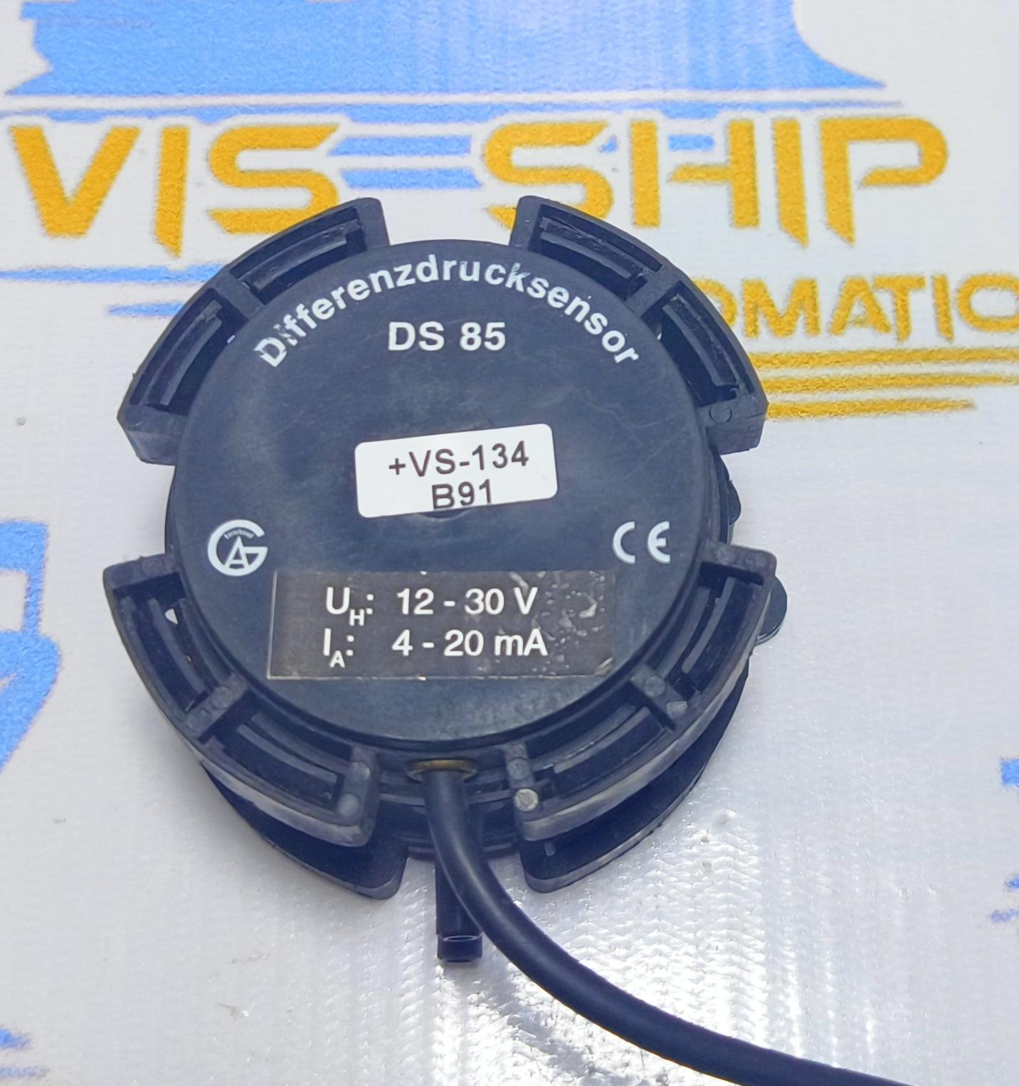Differenzdrucksensor DS85 Pressure Sensor, 0…6000Pa PART NO 2511