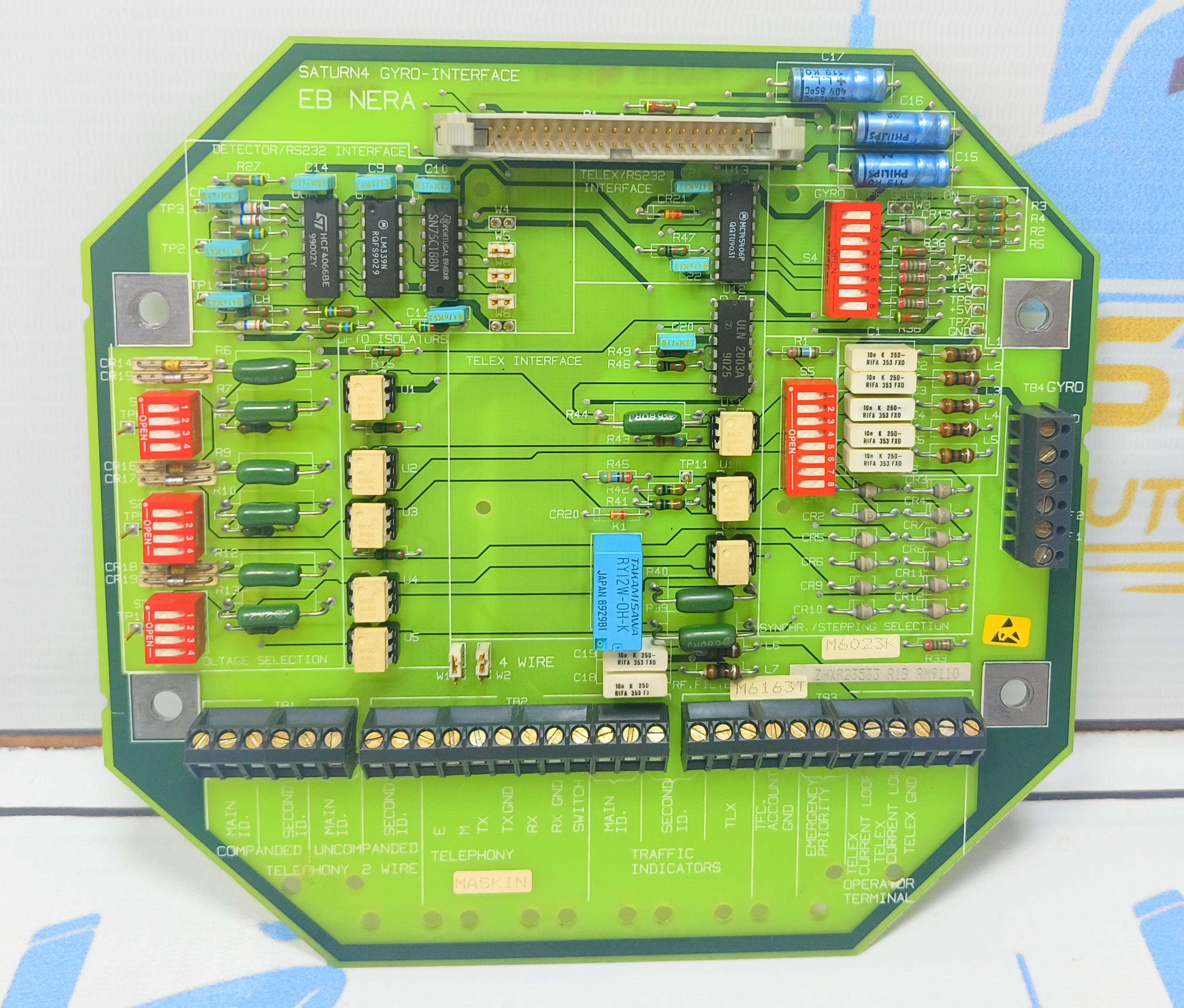 EB NERA TVAR119 9019-R1 SATURN4  GYRO INTERFACE  