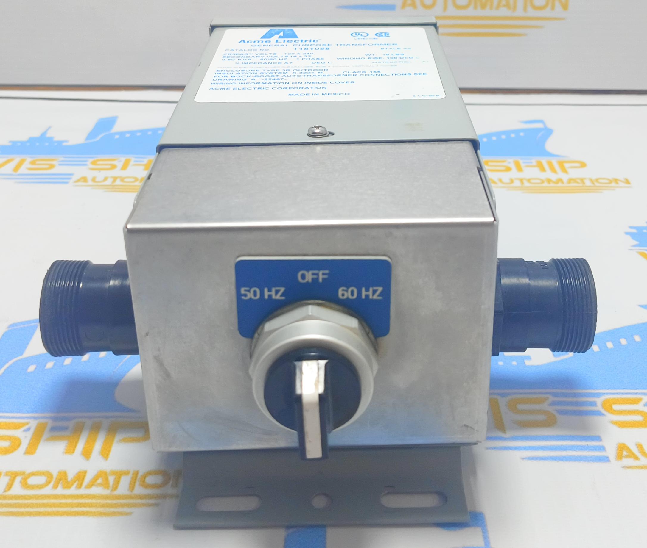 ECME ELECTRIC CORPORATION GENERAL PURPOSE TRANSFORMER T181058 STYLE SR - MAXICO