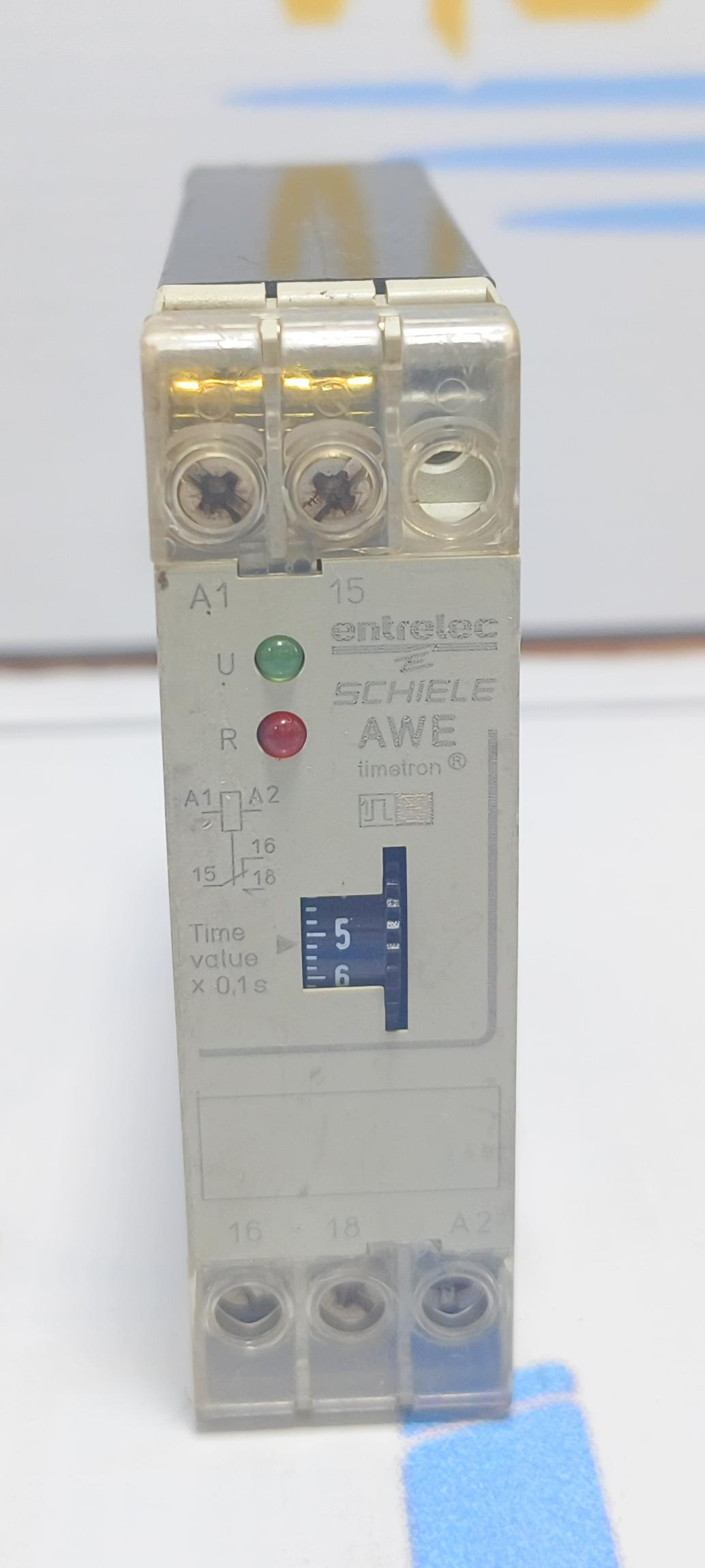 ENTRELEC AHE SCHIELE TIMETRON OFF DELAY TIMER . Ref No 3-30s 2.550.151.31