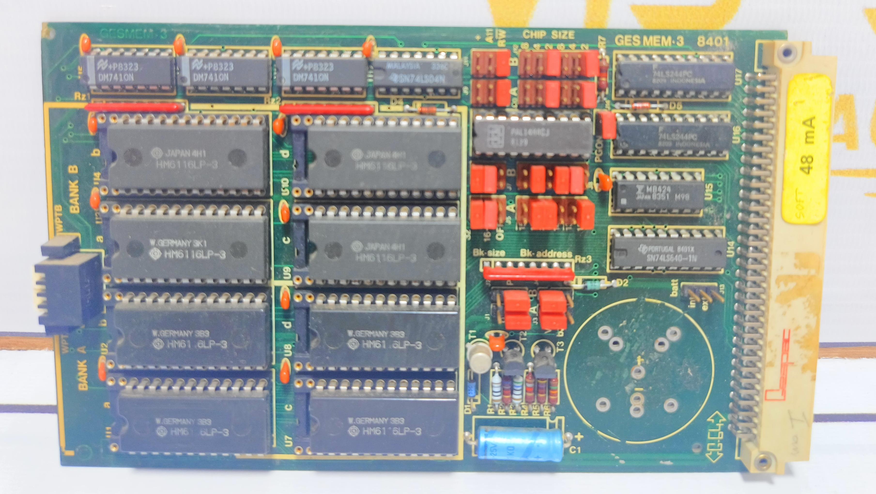 GESMEM-3 8401 PCB CARD FOR CMR 708 S/N: 1661