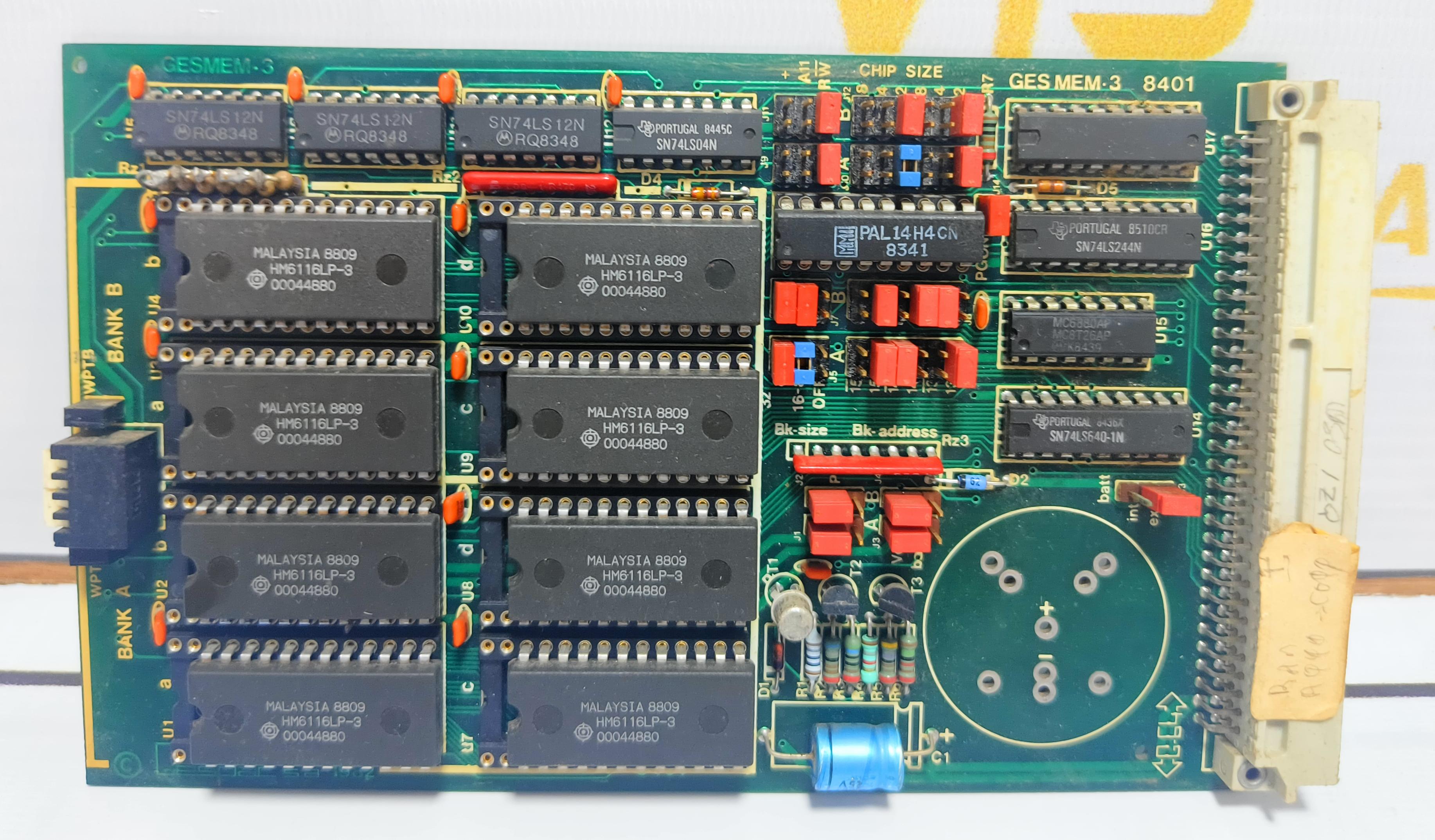 GESMEM-3 8401 PCB CARD FOR CMR 708 S/N: 3145