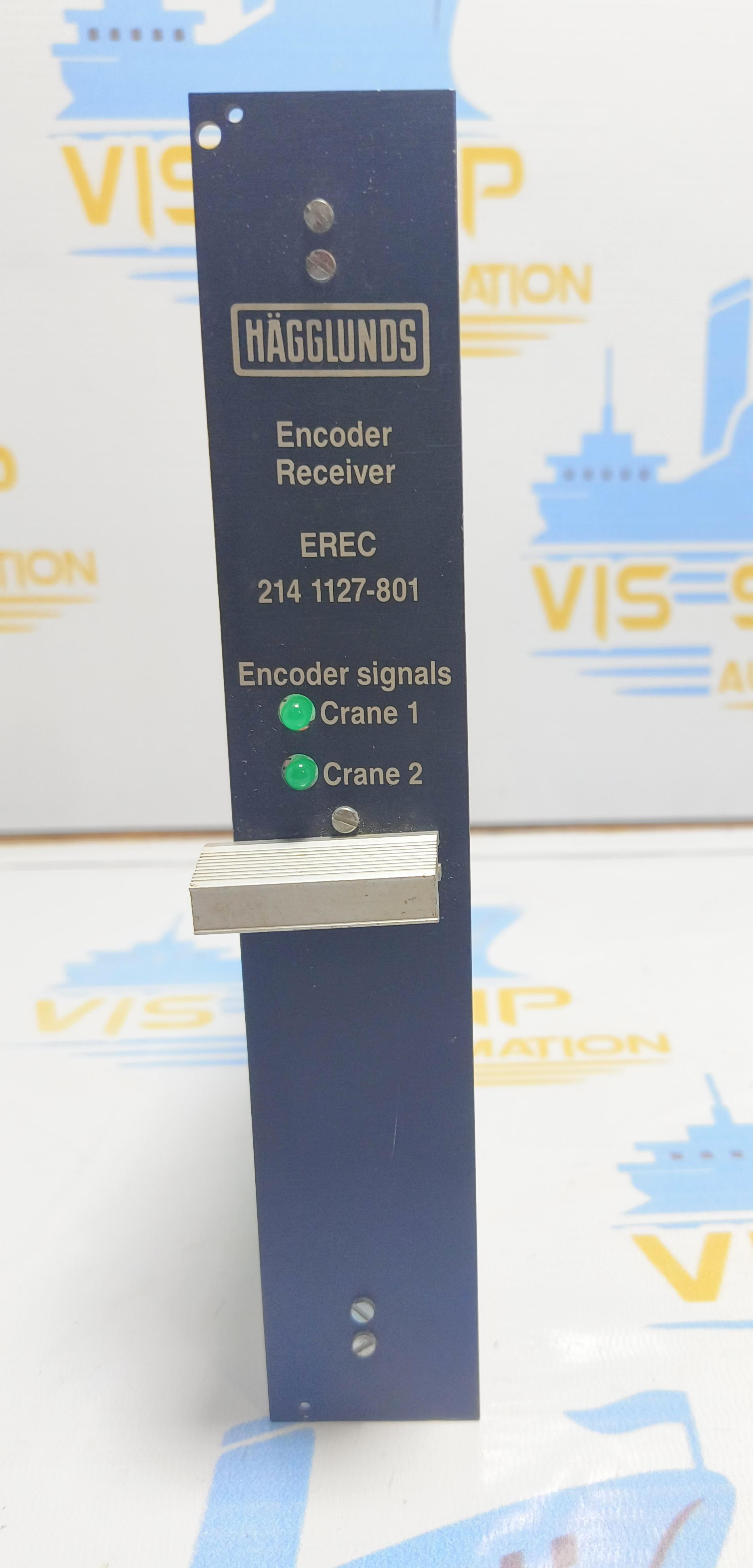 Hagglunds EREC 214 1127-801 Encoder Receiver Control Deck Crane PCB