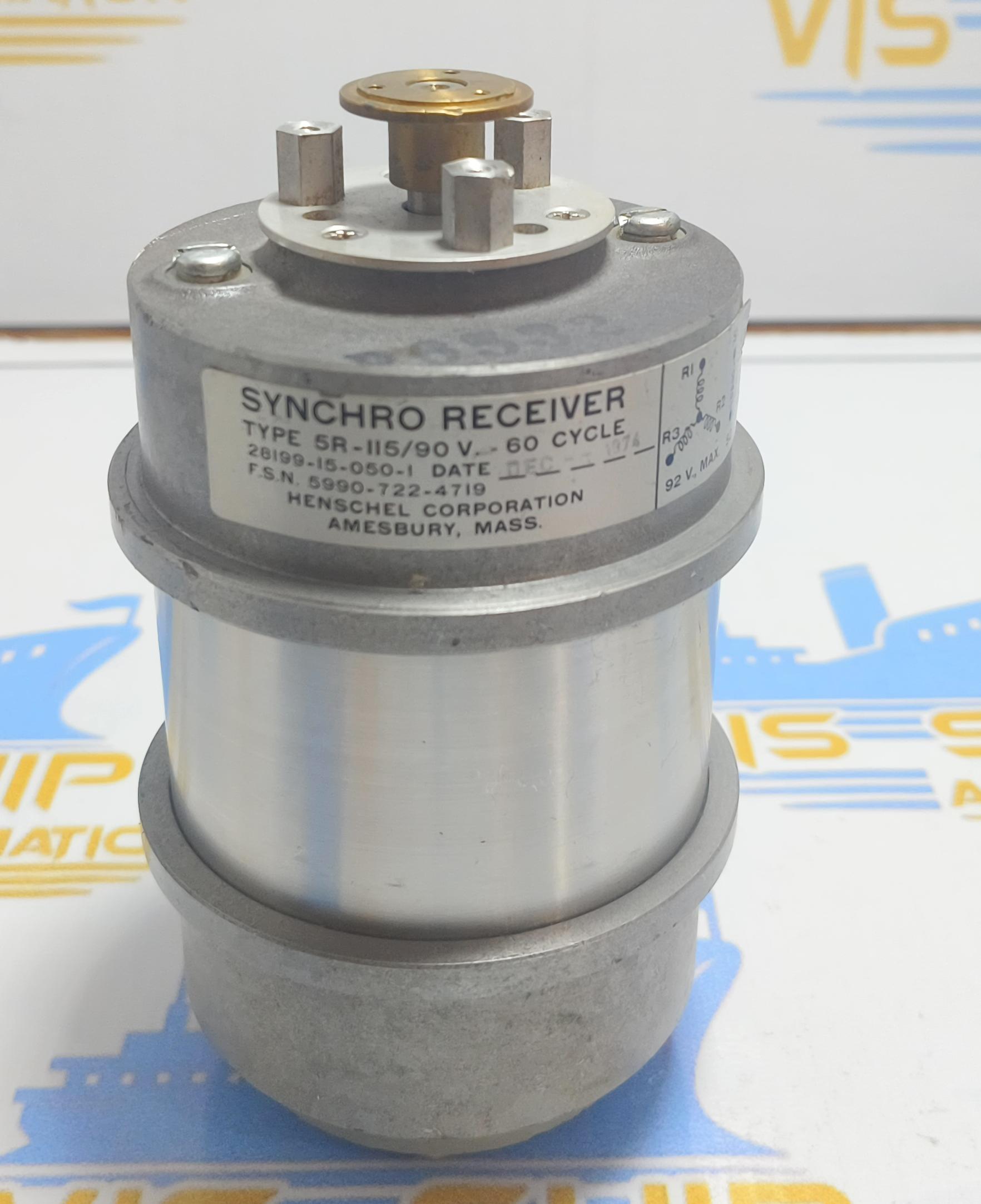 HENSCHEL CORPORATION 5R SYNCHRO RECEIVER 115/90V - 60Hz  28199-15-050-1