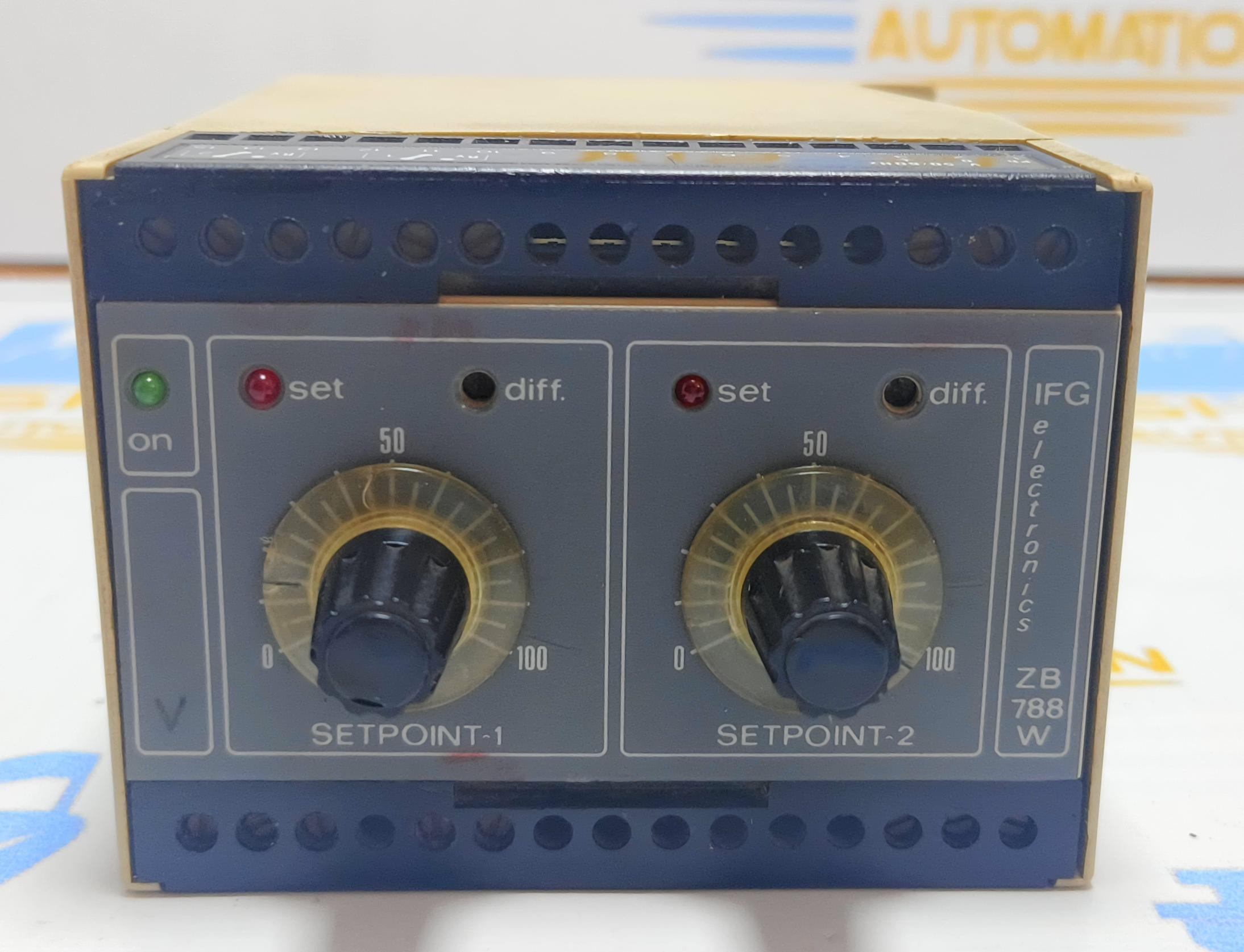 IFG ELECTRONICS  ZB 788 W Controller PT-100