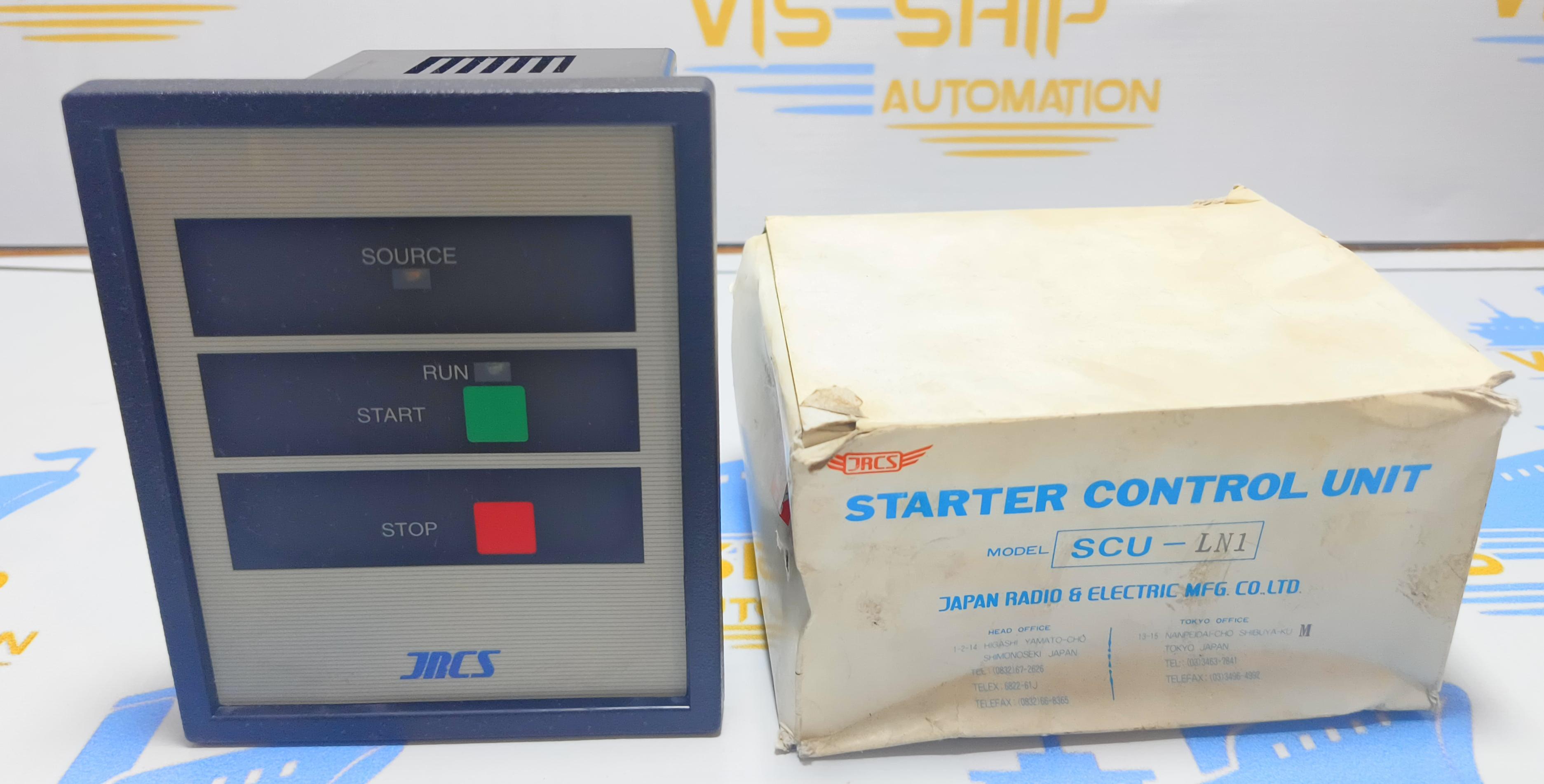 JRCS SCU-LN1 STARTER CONTROL UNIT SERIAL NO : 03M15291 M 