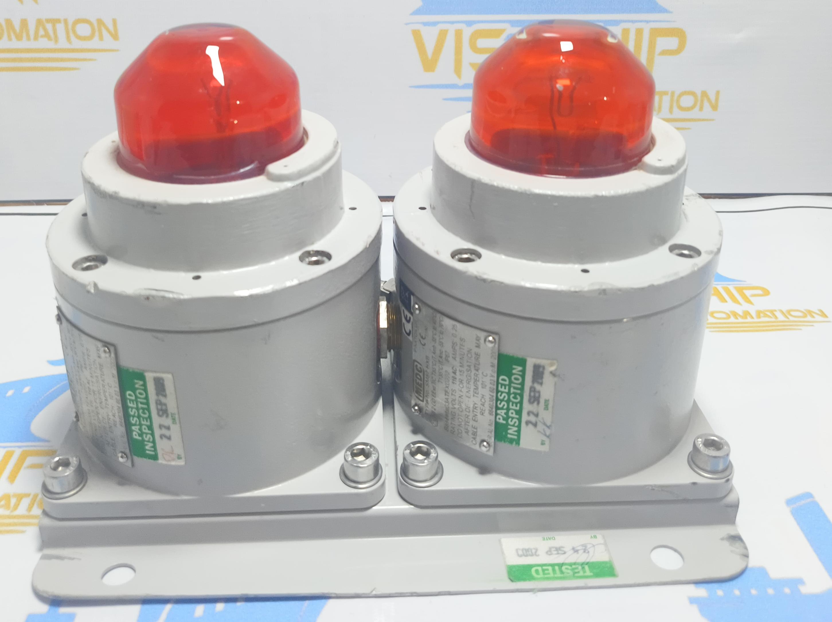 MEDC SM87HXB Joule EX Xenon Beacon Range Hazardous Area Beacon Light  RED AND ORANGENO 2