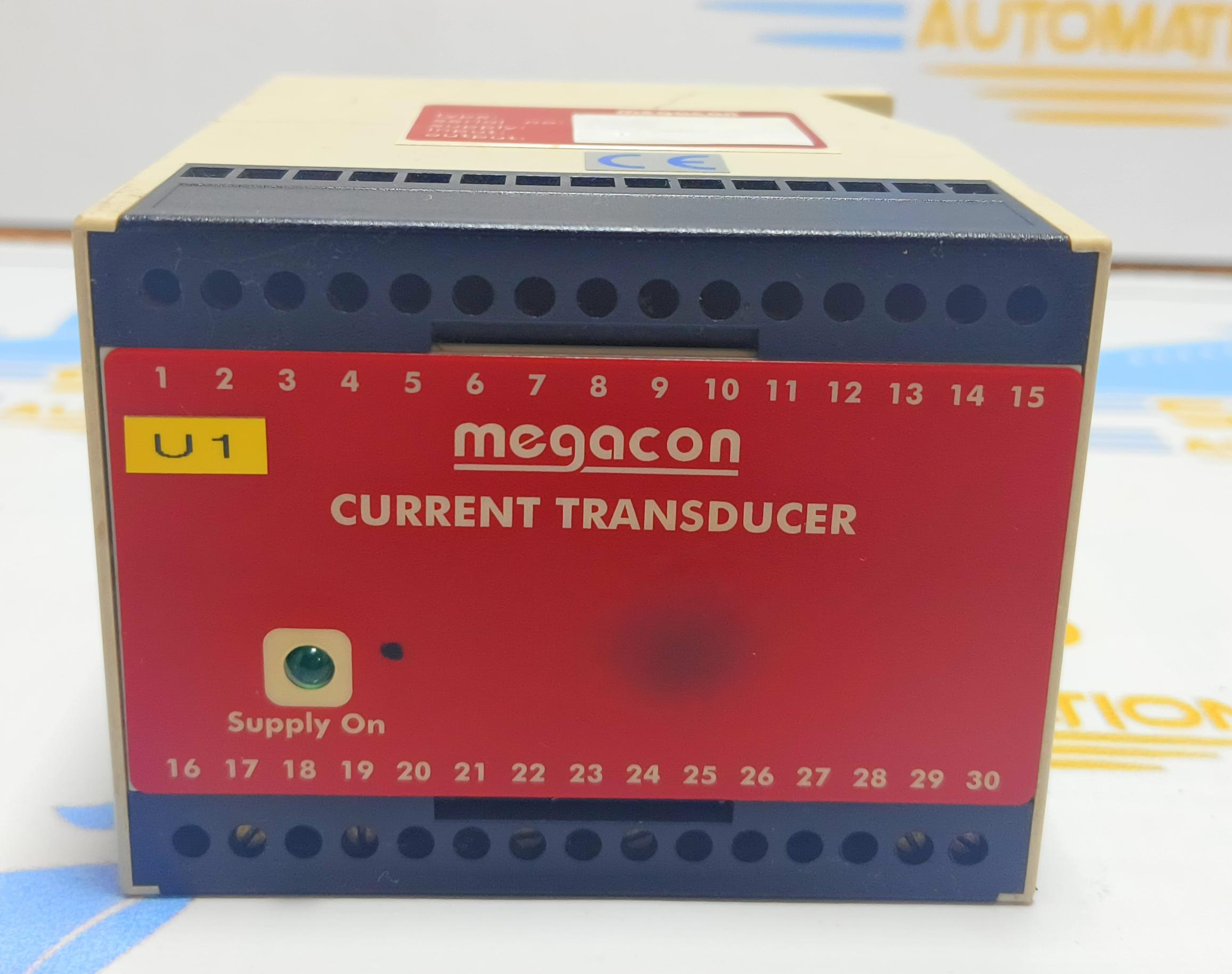 MEGACON CURRENT TRANSDUCER TYPE: MCCAB SERIAL NO : 79862 . 200-240 V 
