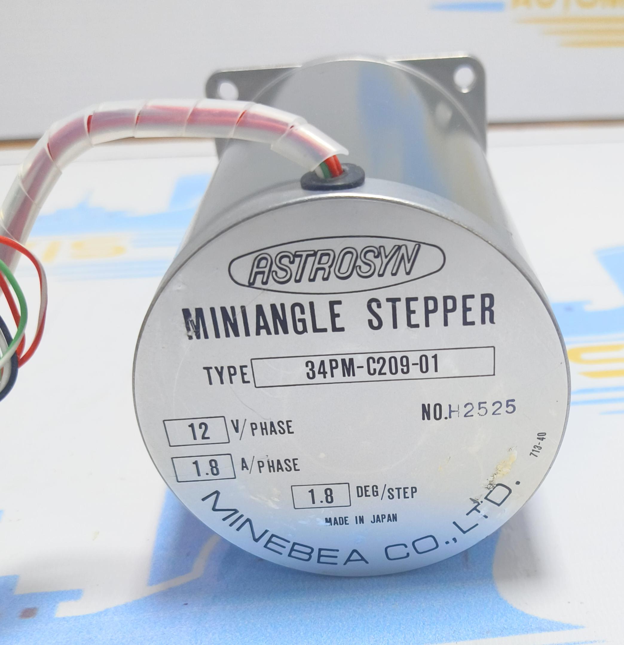 Minebea Astrosyn Miniangle Stepper Motor 34PM-C209-01