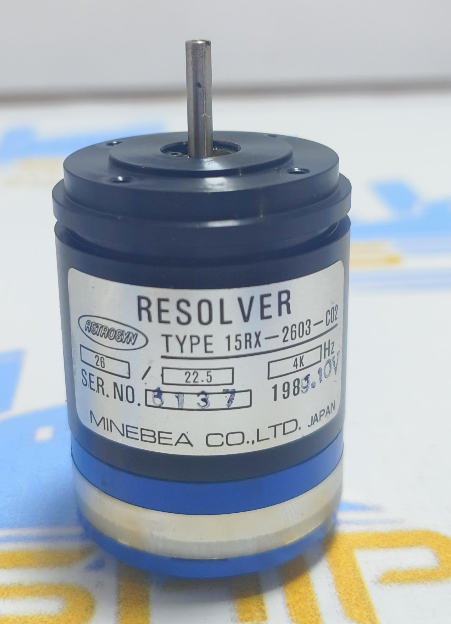 MINEBEA CO .LTD TYPE: 15RX - 2603 - C02 RESOLVER SER NO : 6137