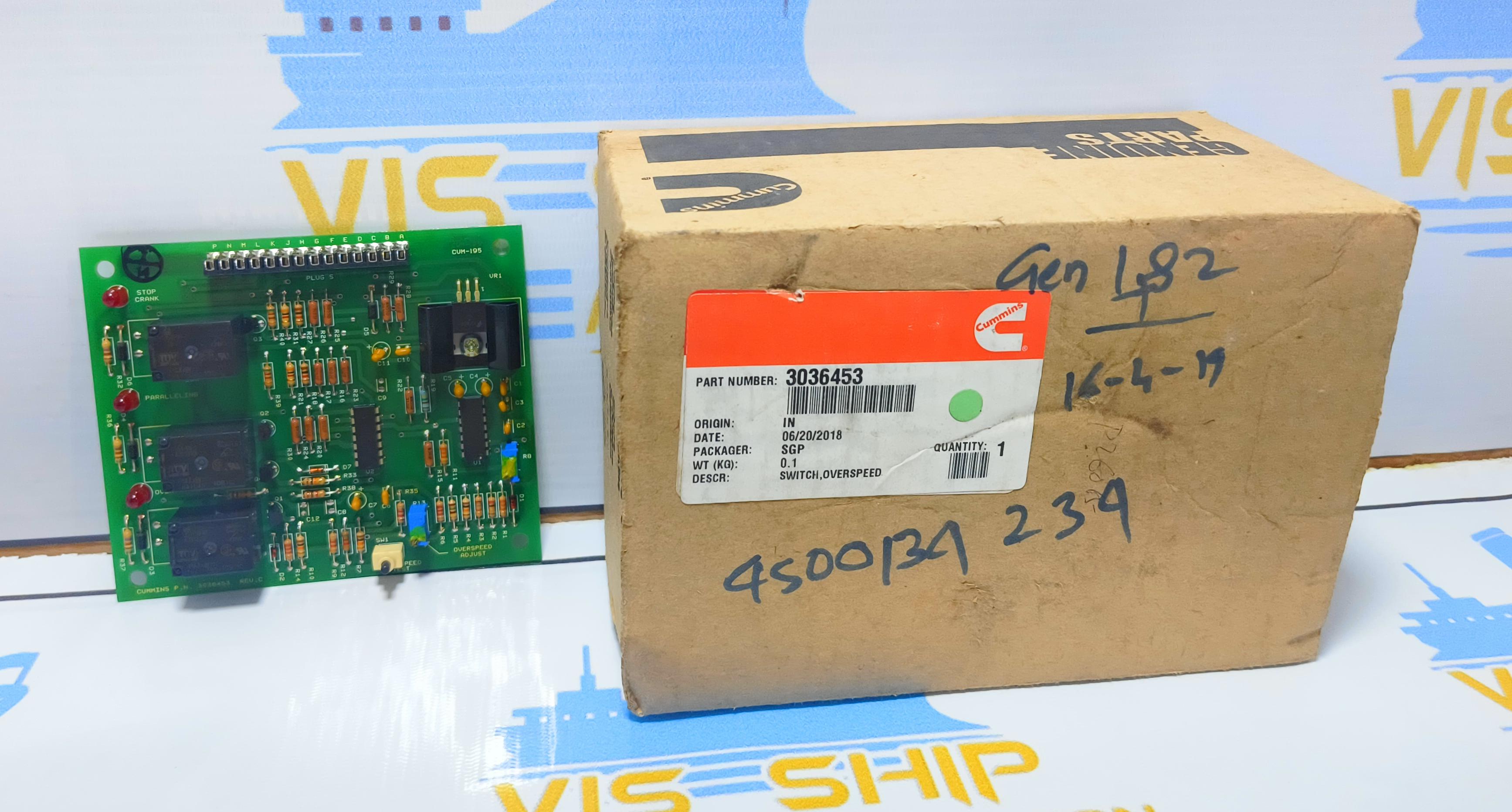 New Overspeed Protection Board 3036453 Circuit Control Board Fits Cummins Engine