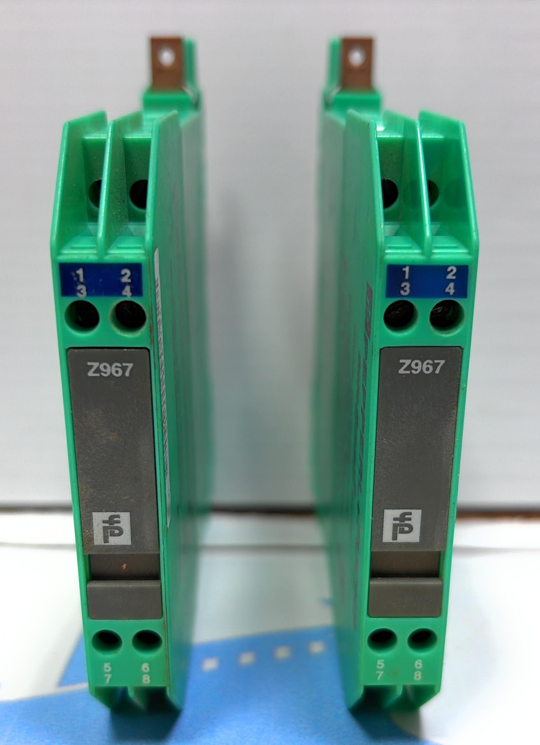 PEPPERL+FUCHS TYPE : Z967 SAFE SNAP BARRIER PART NO : 71860 