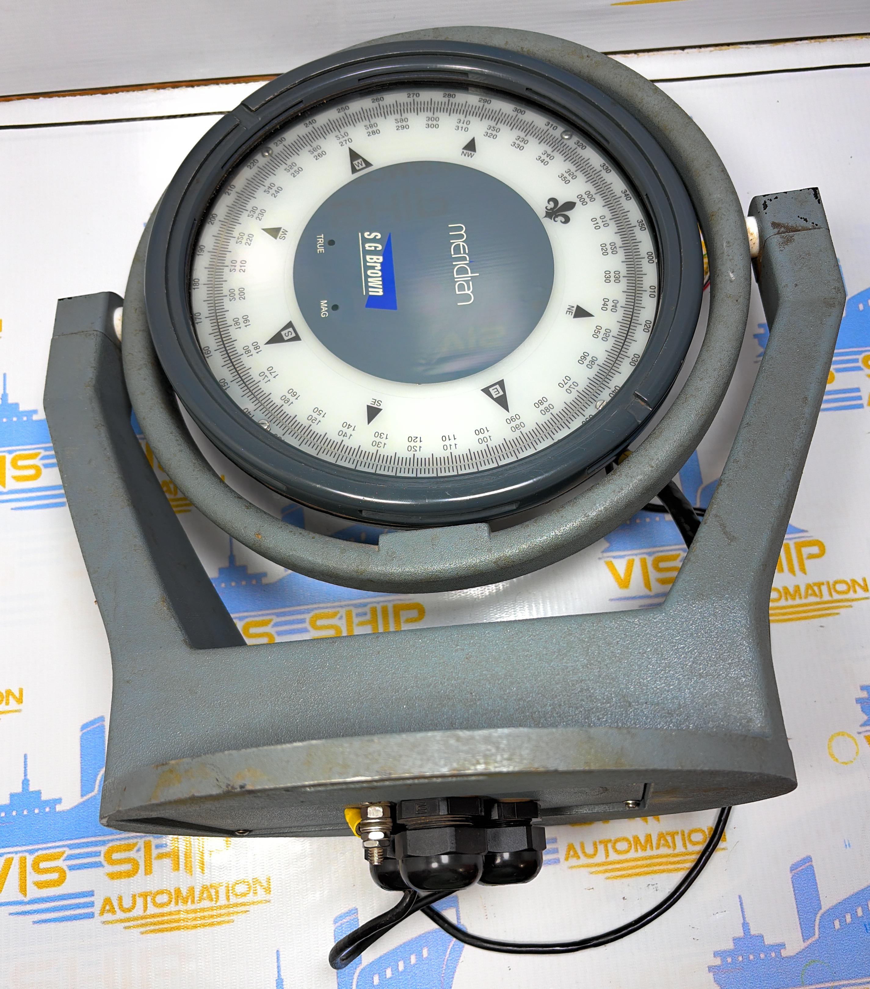 SG BROWN MERIDIAN  UNIT NO : 929710 REPEATER BOWL GIMBAL MOUNTING BRACKET ASSY UNIT NO : 929711