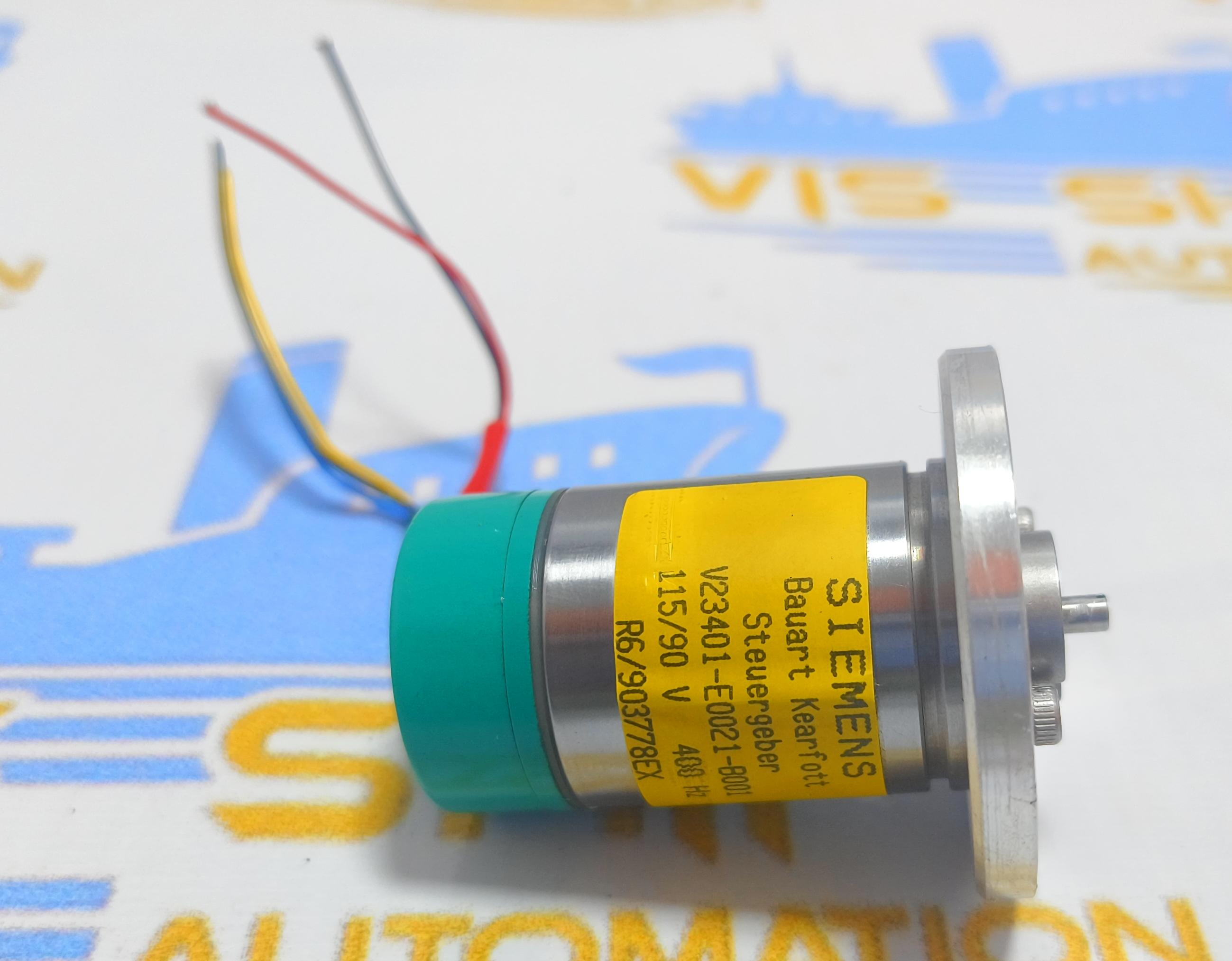 SIEMENS CONTROL TRANSMITTER V23401-E0021-B001 115/90 V  400 Hz 