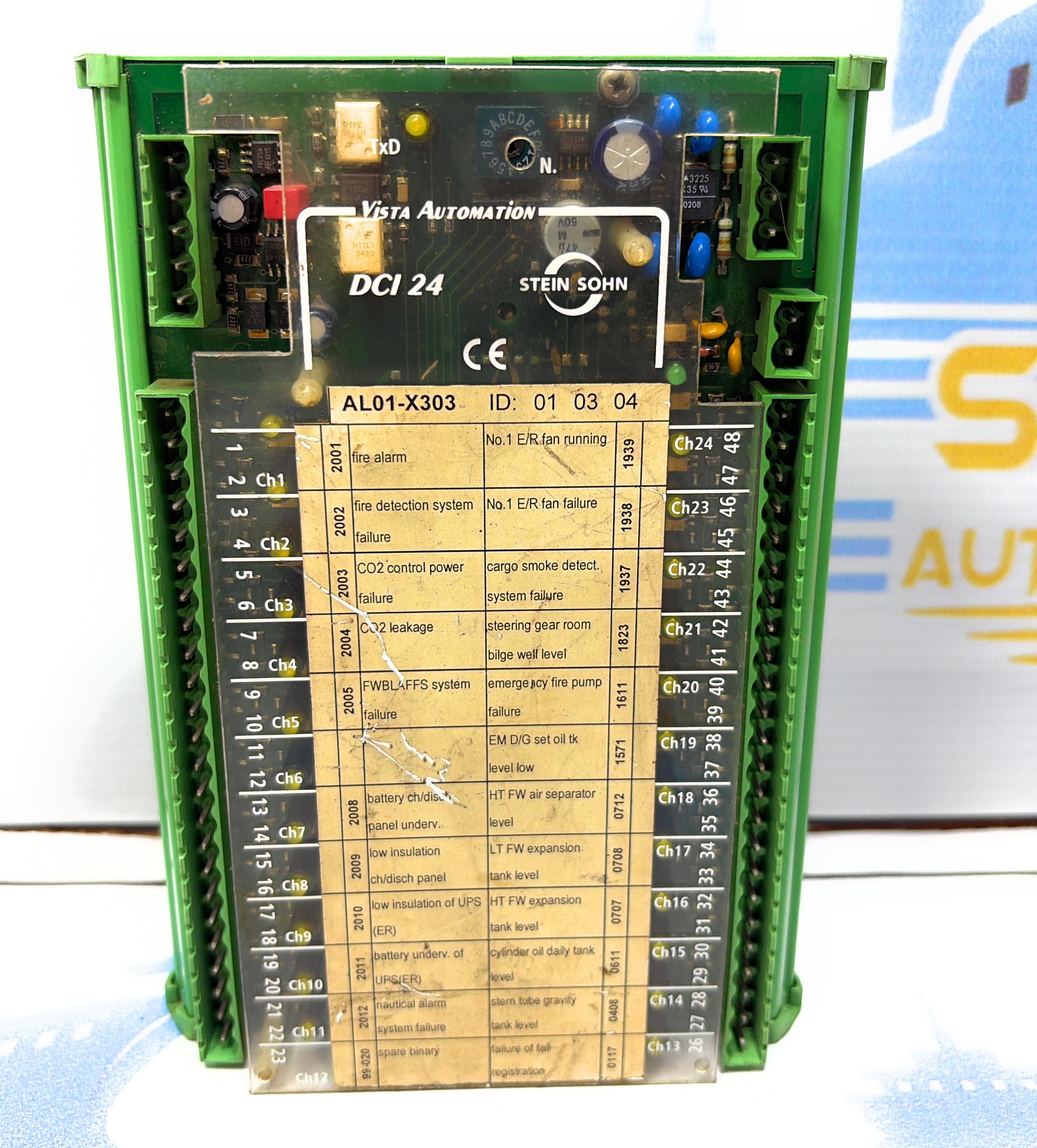 STEIN SOHN DIGITAL CONTACK INPUT DCI 24 TYPE: F 105003 A 