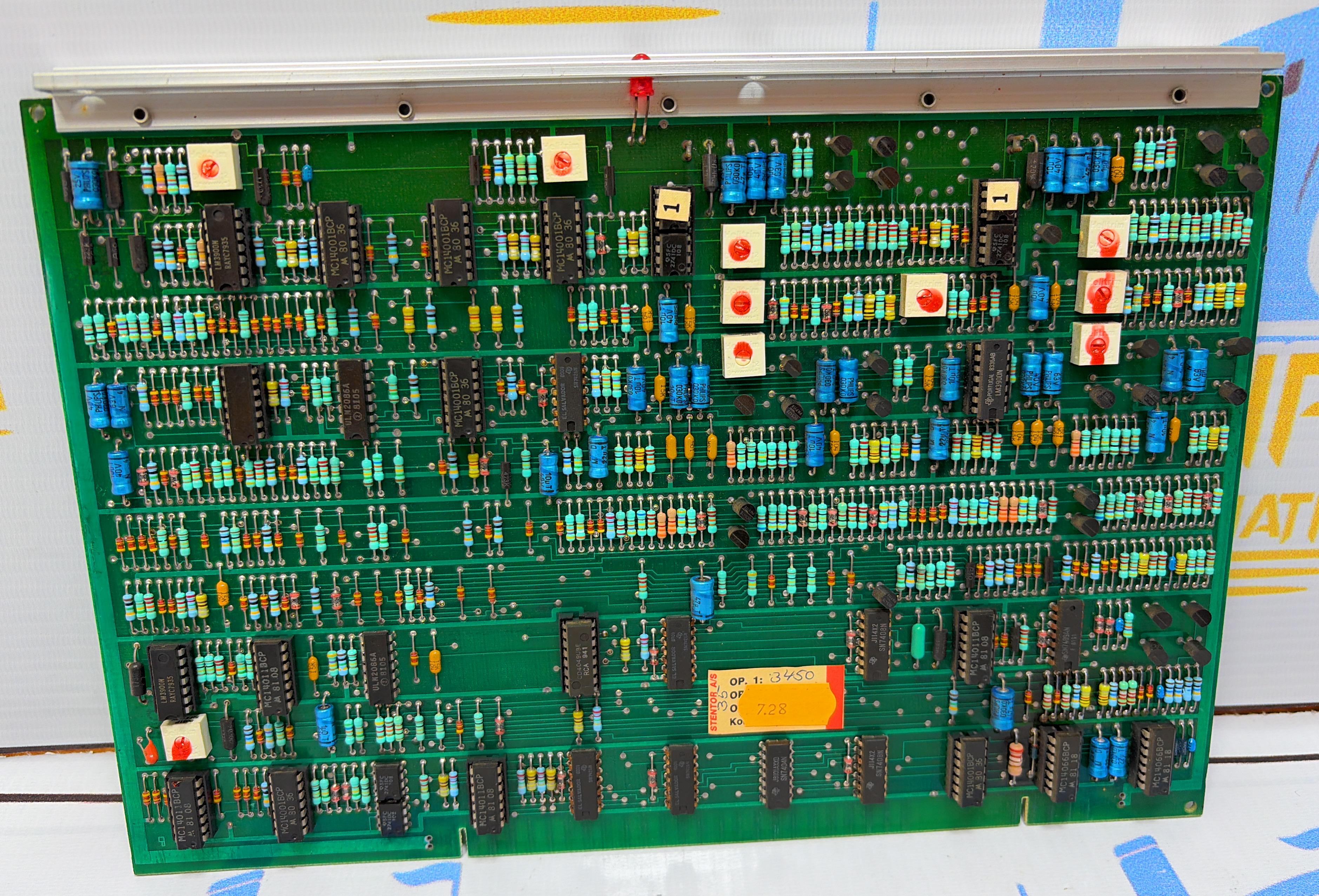STENTOFON STENTOR  PCB CIRCUIT BOARD 3450 L-6105 P.NR .132