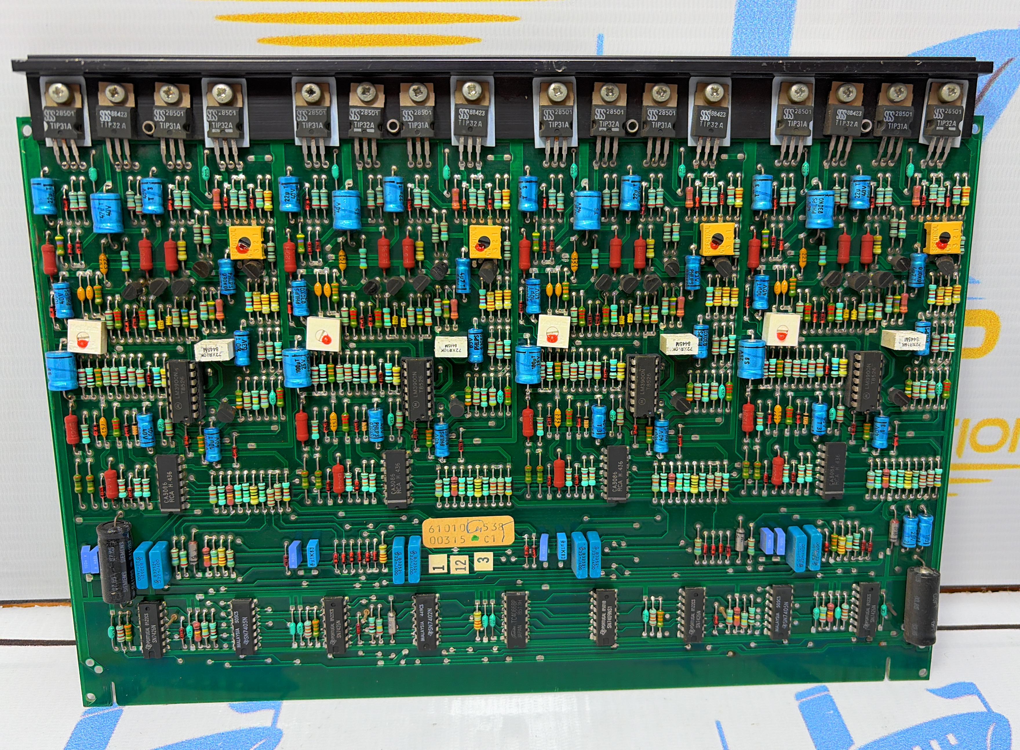 STENTOFON STENTOR  PCB CIRCUIT BOARD ASSY 610010-538 - VERSION C1 AB  NO: 2427/1 