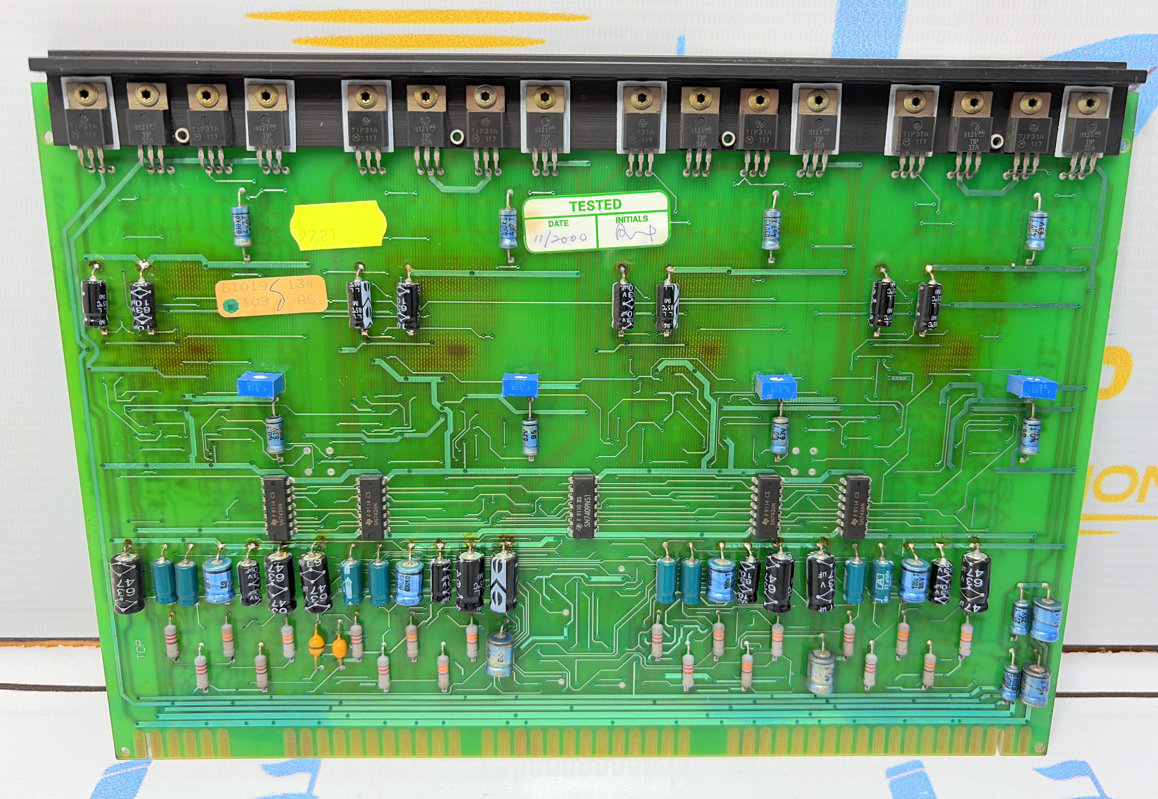 STENTOFON STENTOR  PCB CIRCUIT BOARD ASSY 61019-134  A6  - VERSION A6 ITEM 61019  AB      NO: 4580/6 