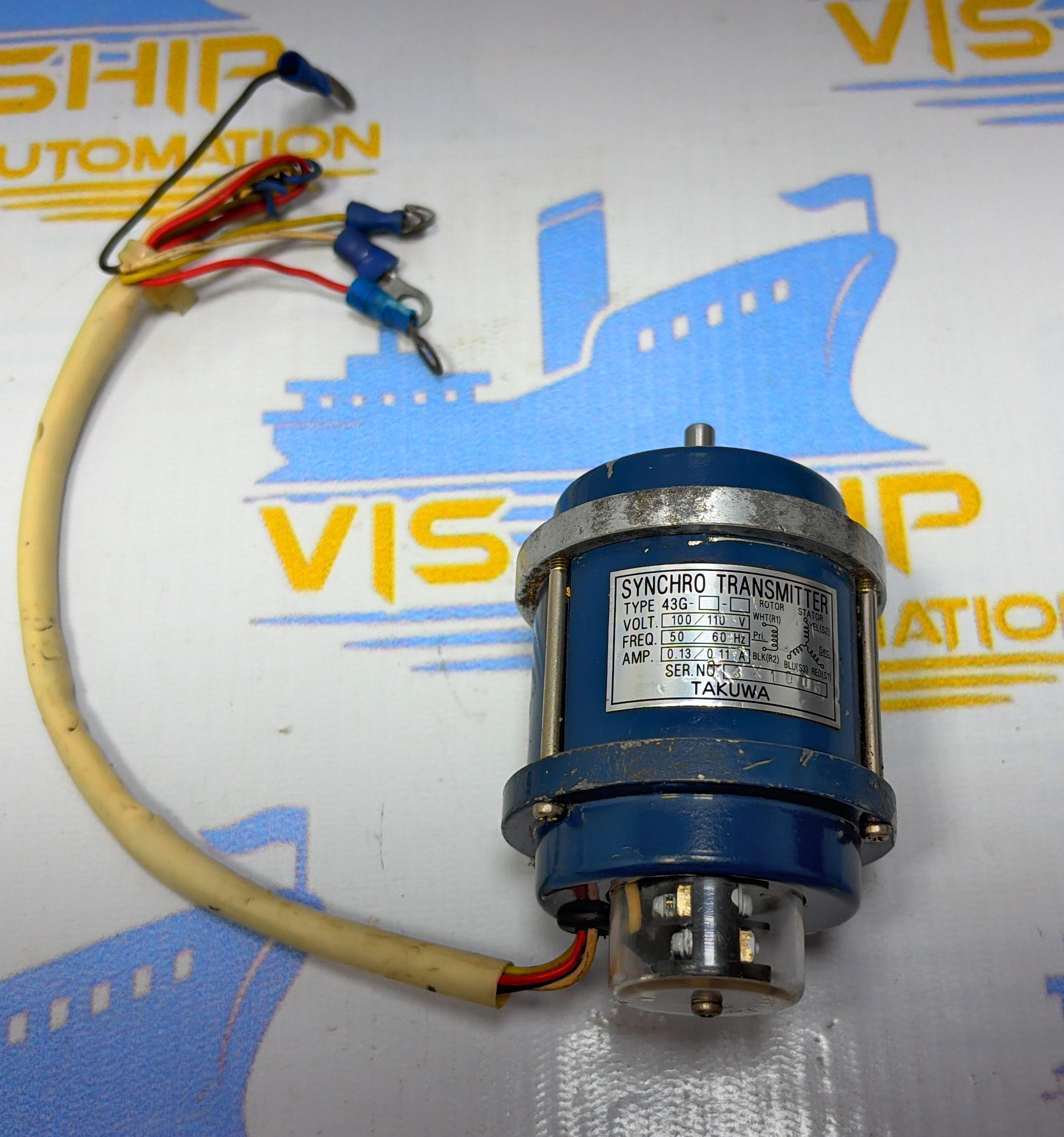 TAKUWA  43G-A SYNCHRO TRANSMITTER VOLT: 100-110 V 50/60 Hz SER NO : 3X1006 