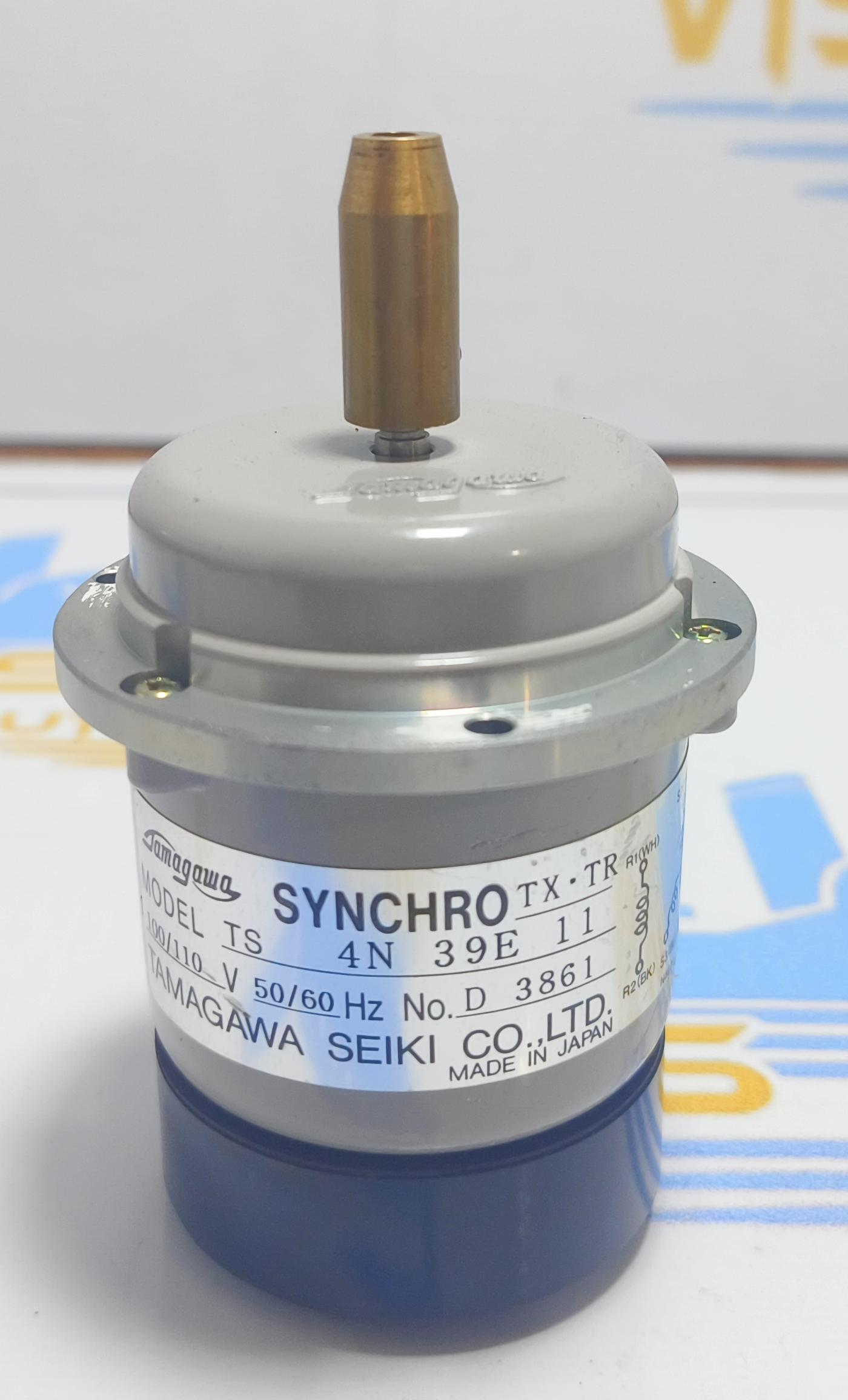 TAMAGAWA SEIKI CO.LTD TS 4N 39E 11 SYNCHRO MOTOR 100/110 50/60 Hz NO: D 3861  MADE IN JAPAN 