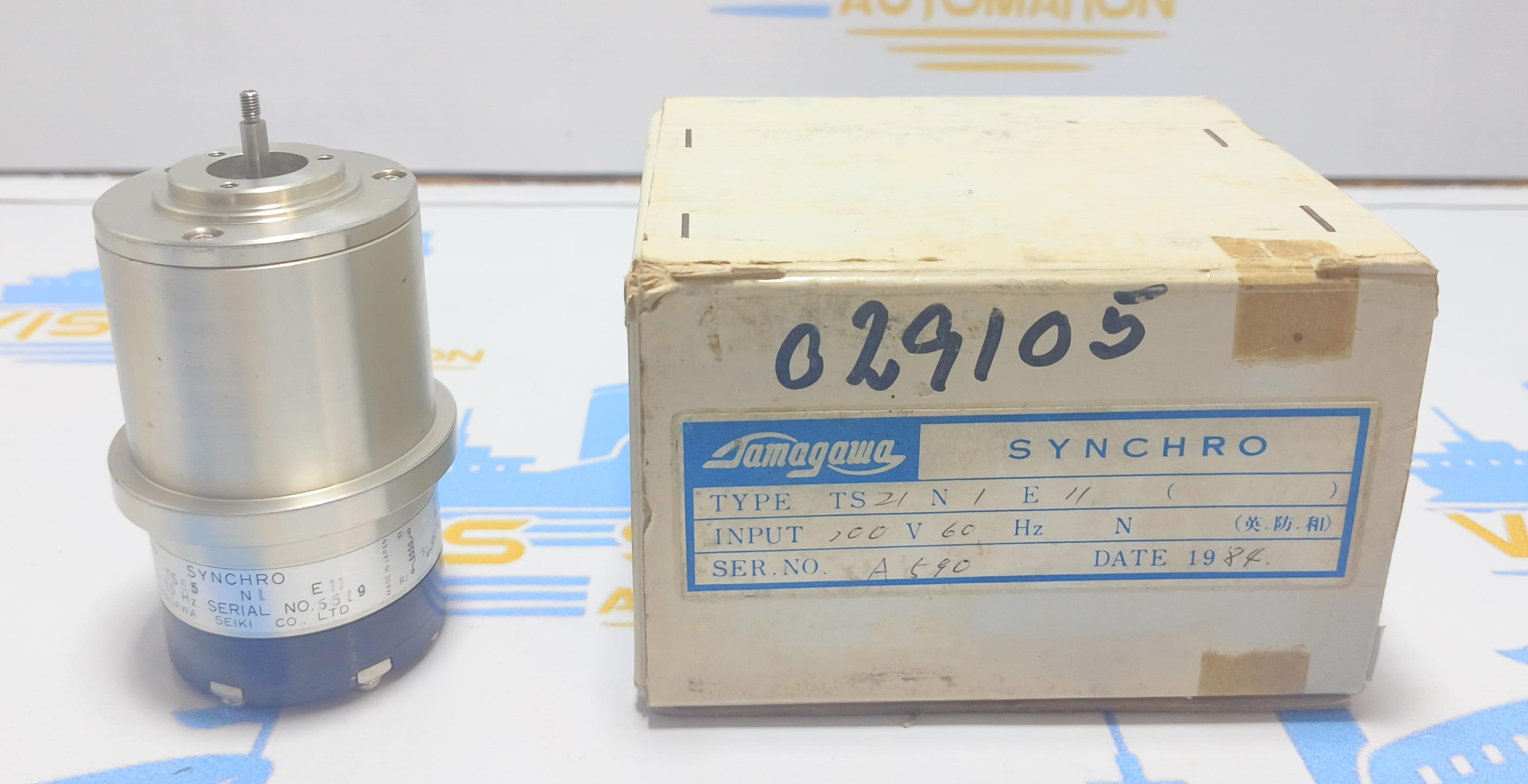 TAMAGAWA SYNCHRO MOTOR TS65 N1 E11 60 Hz SERIAL NO : 5519 NEW OPEN BOX