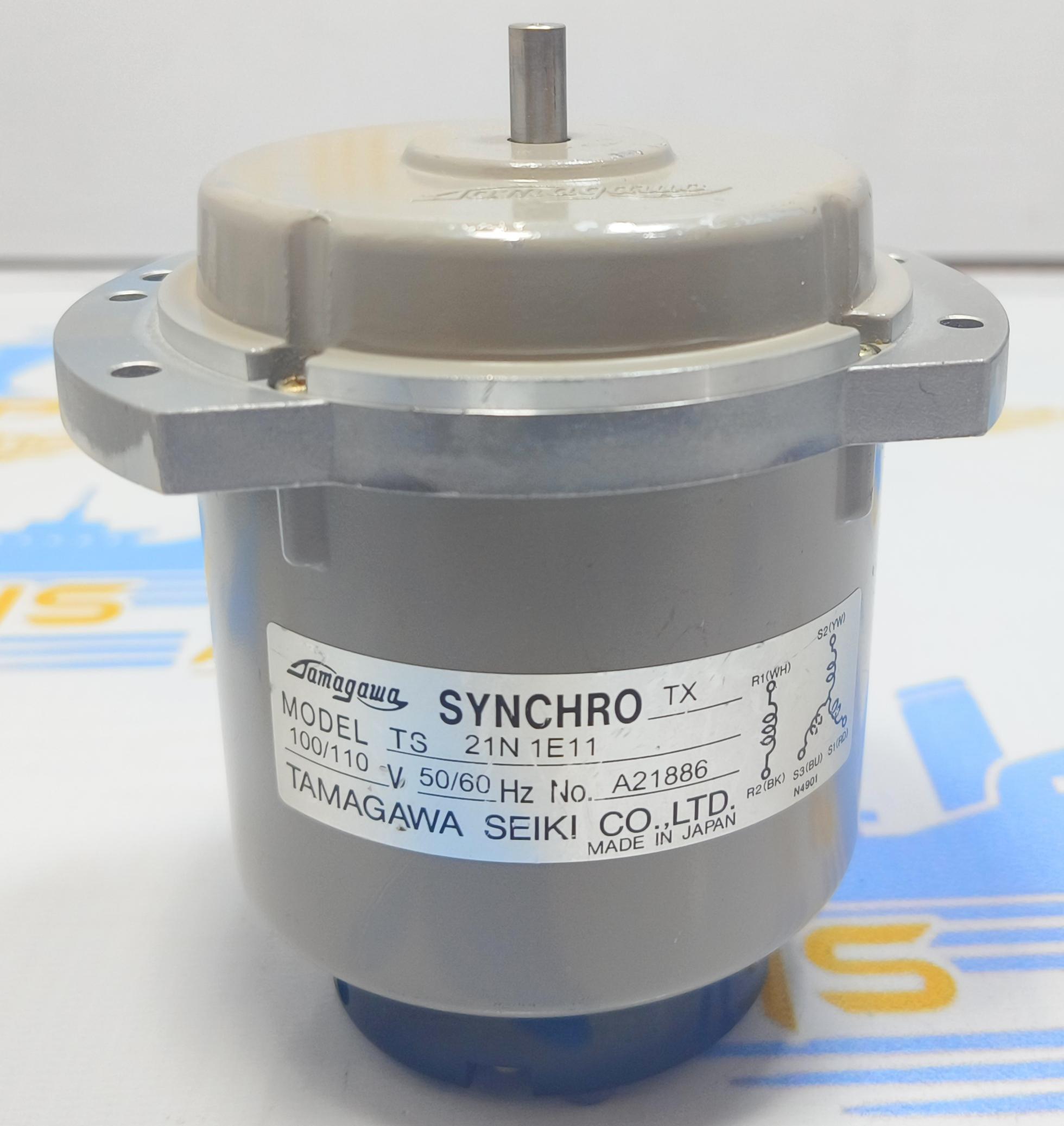 TAMAGAWA TS 21 N 1 E 11  SYNCHRO MOTOR 100-110V NO : A 21886