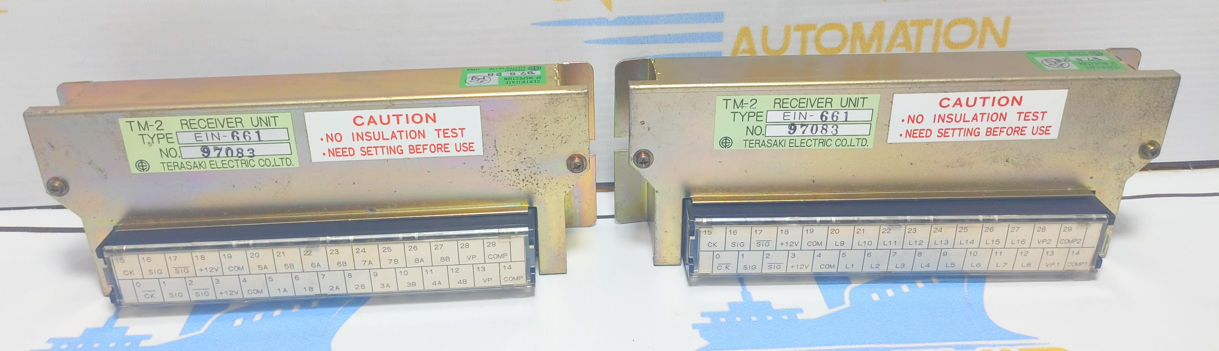 TERASAKI ELECTRIC EIN-661 TM-2 RECEIVER UNIT NO:97083