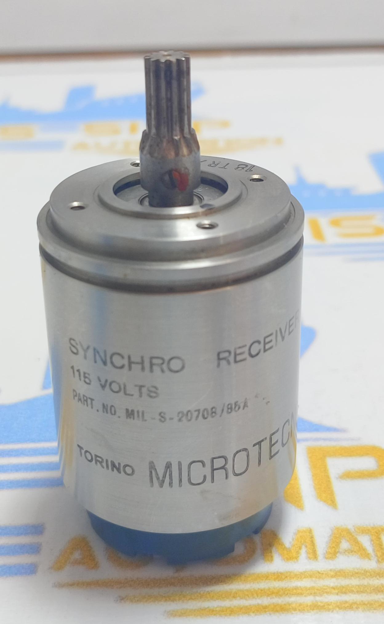 TORINO MICROTECNICA 18 TRX6a SYNCHRO RECEIVER 115V Part no.MIL-8-20708/35A ser no : 3012