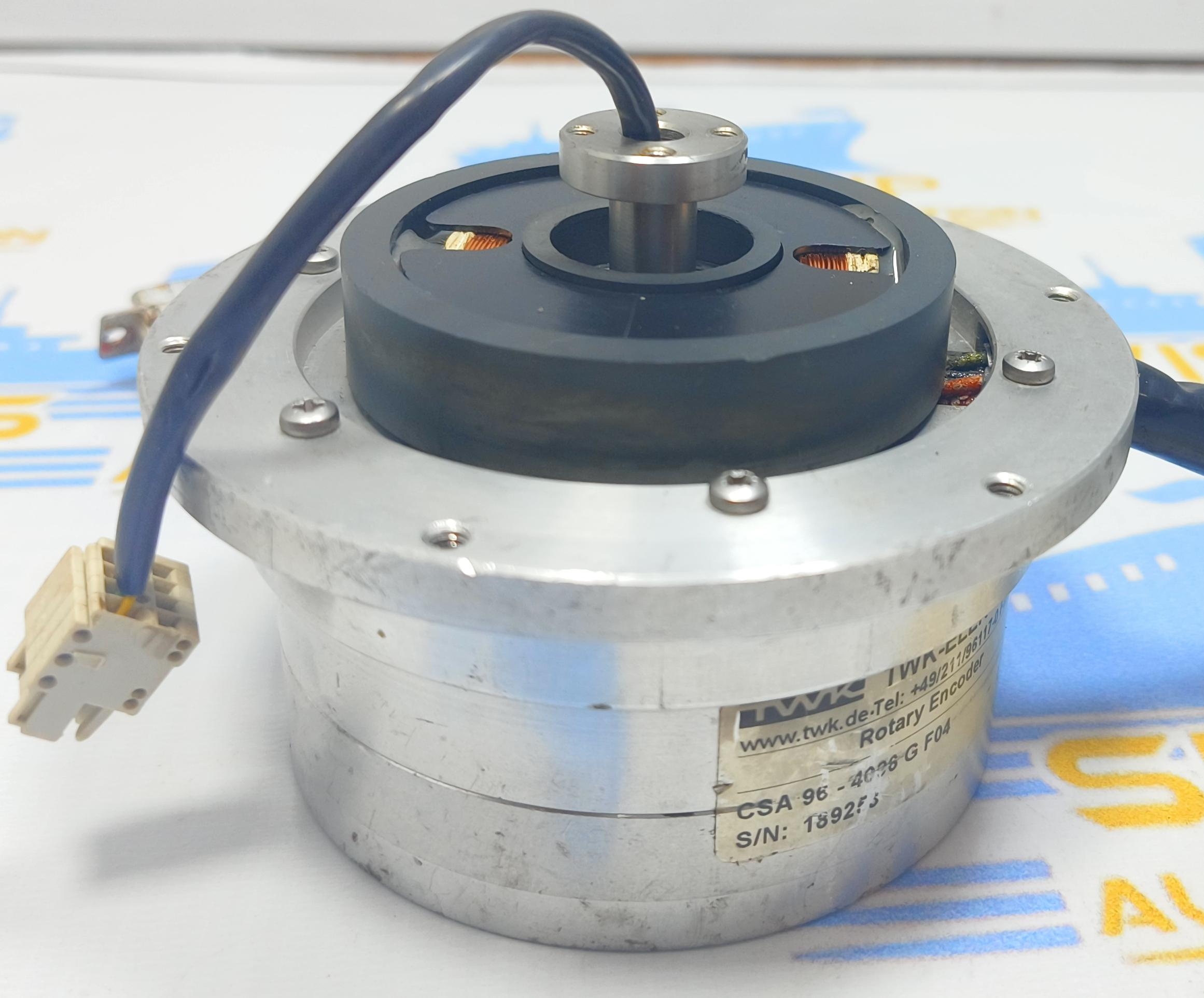 TWK ELEKTRONIC CSA 96 - 4096 G F04 ROTARY  ENCODER S/N 189253