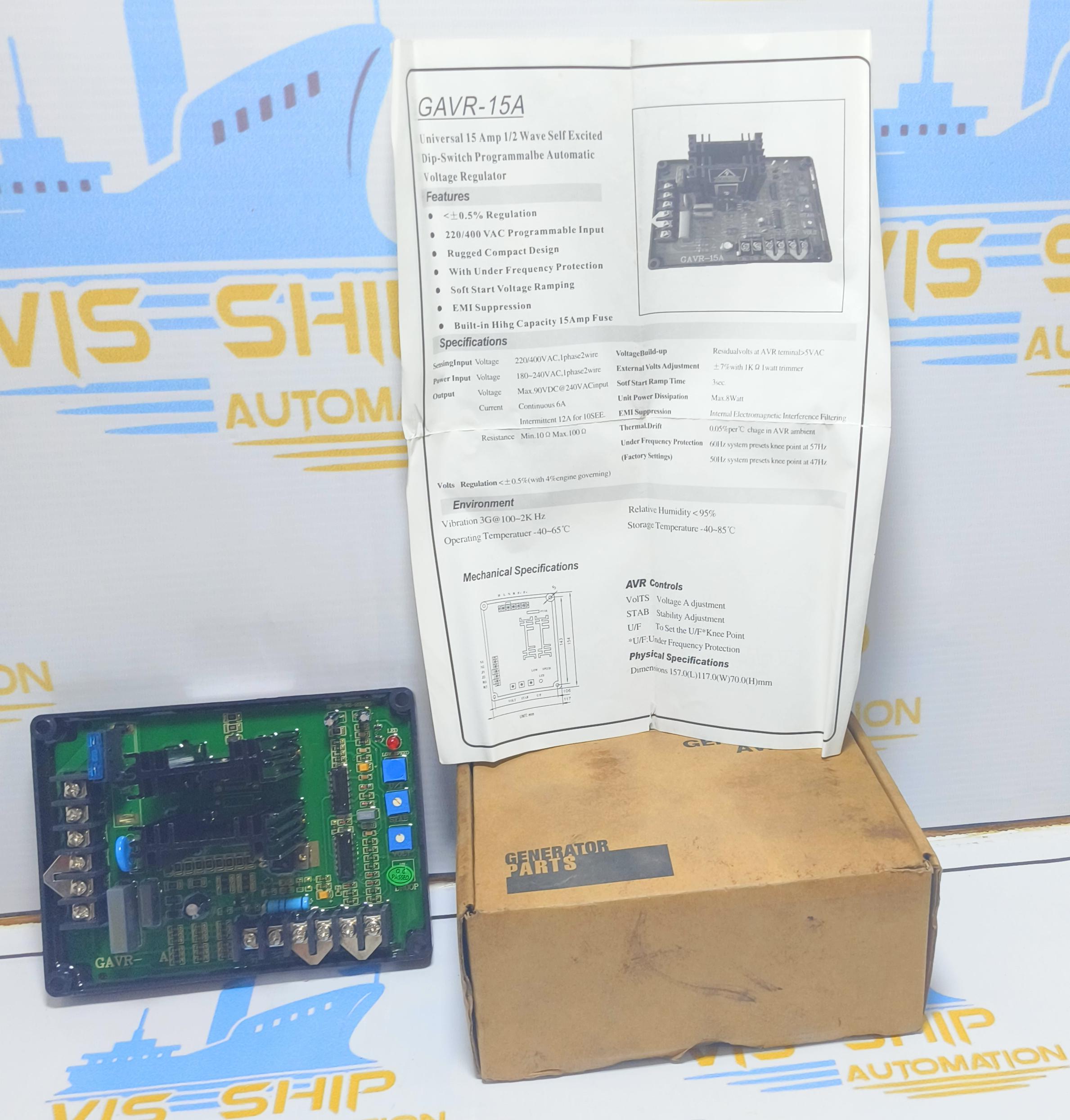 UNIVERSAL AVR GAVR-A    Generator Automatic Voltage Regulator Module