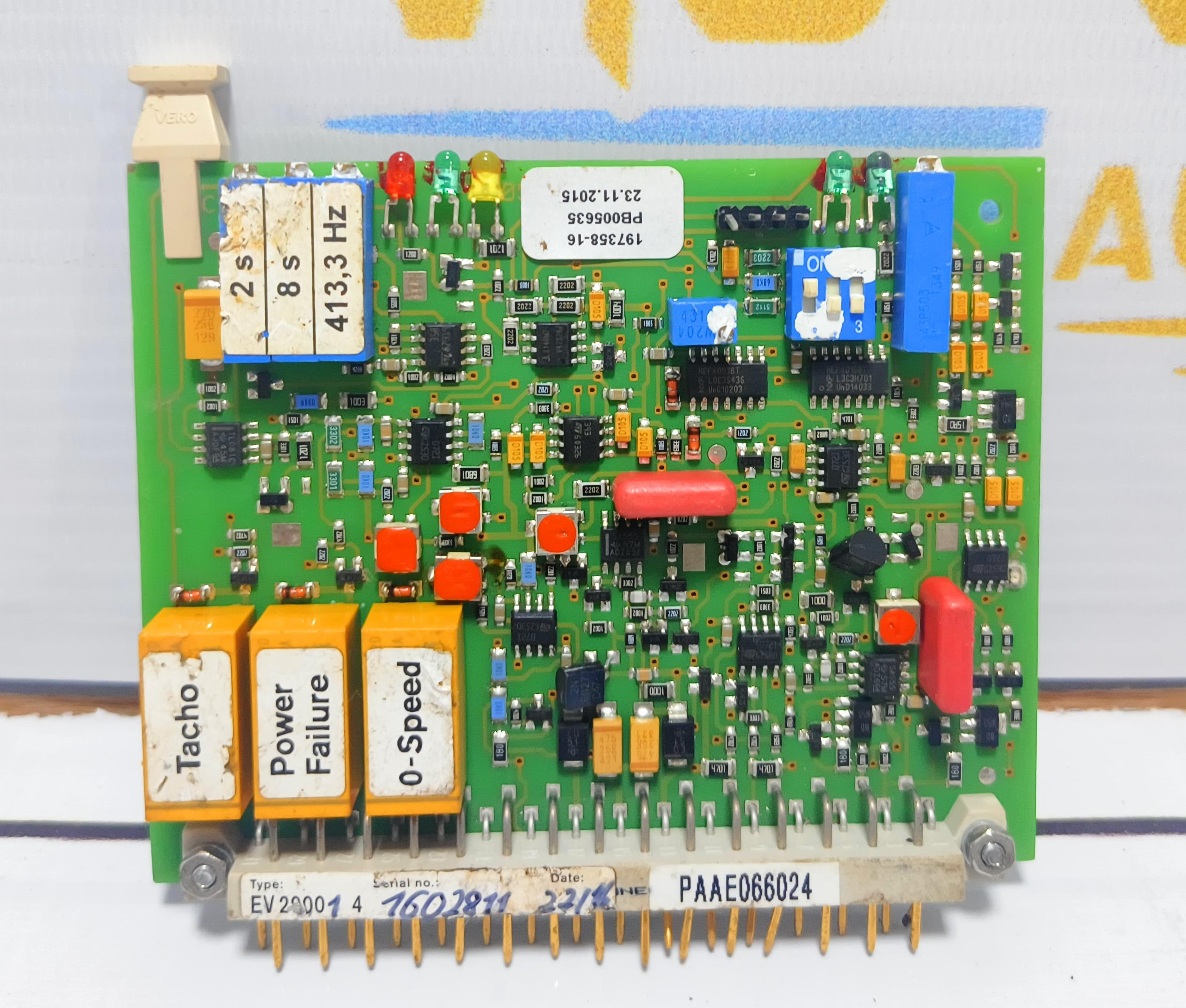 WARTSILA C2 RELAY CARD PAAE066024 NO: 1602811 EV 200014 