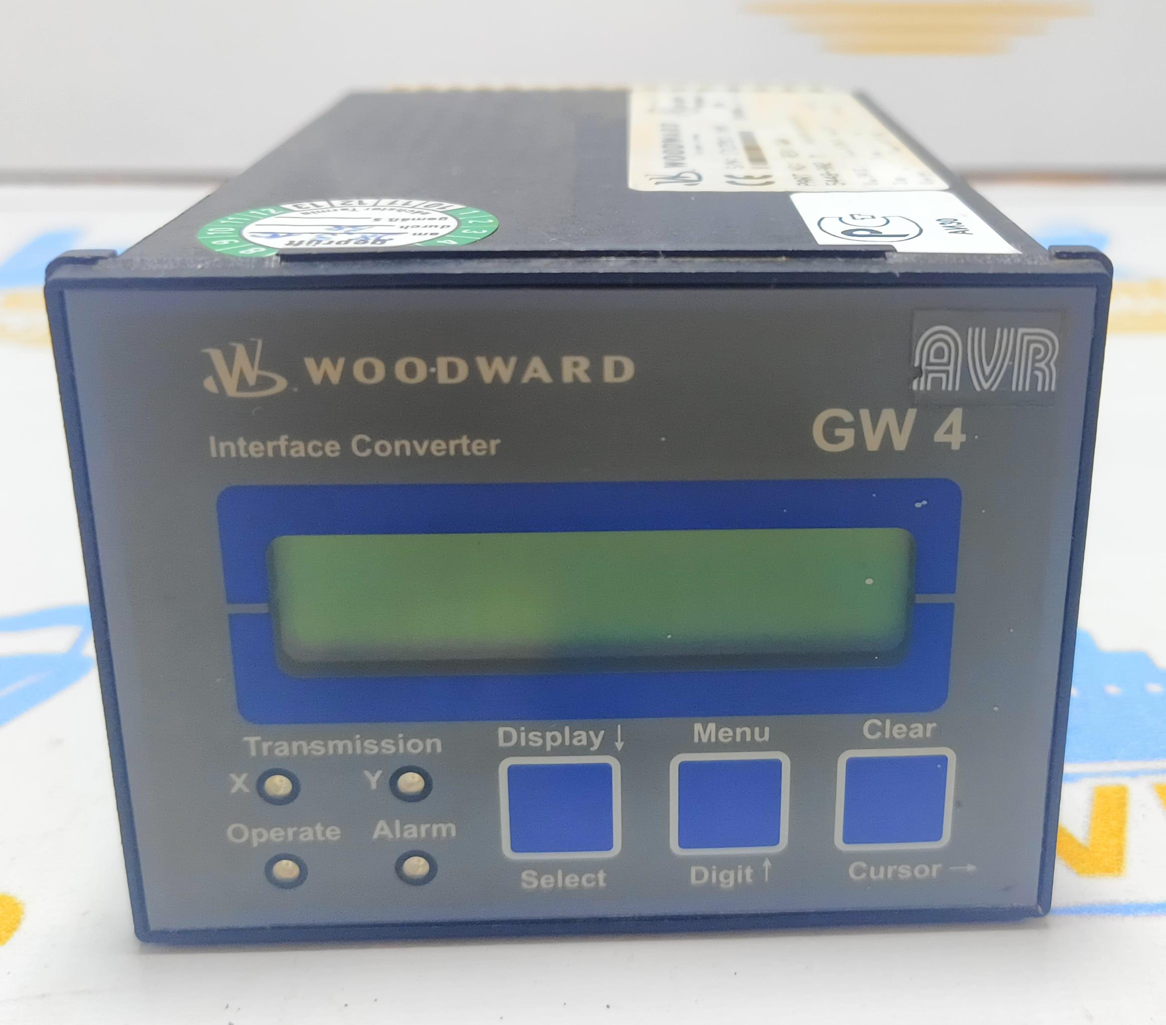 WOODWARD 5448-902 GW4 INTERFACE CONVERTER 24VDC S/N 17127913 1009